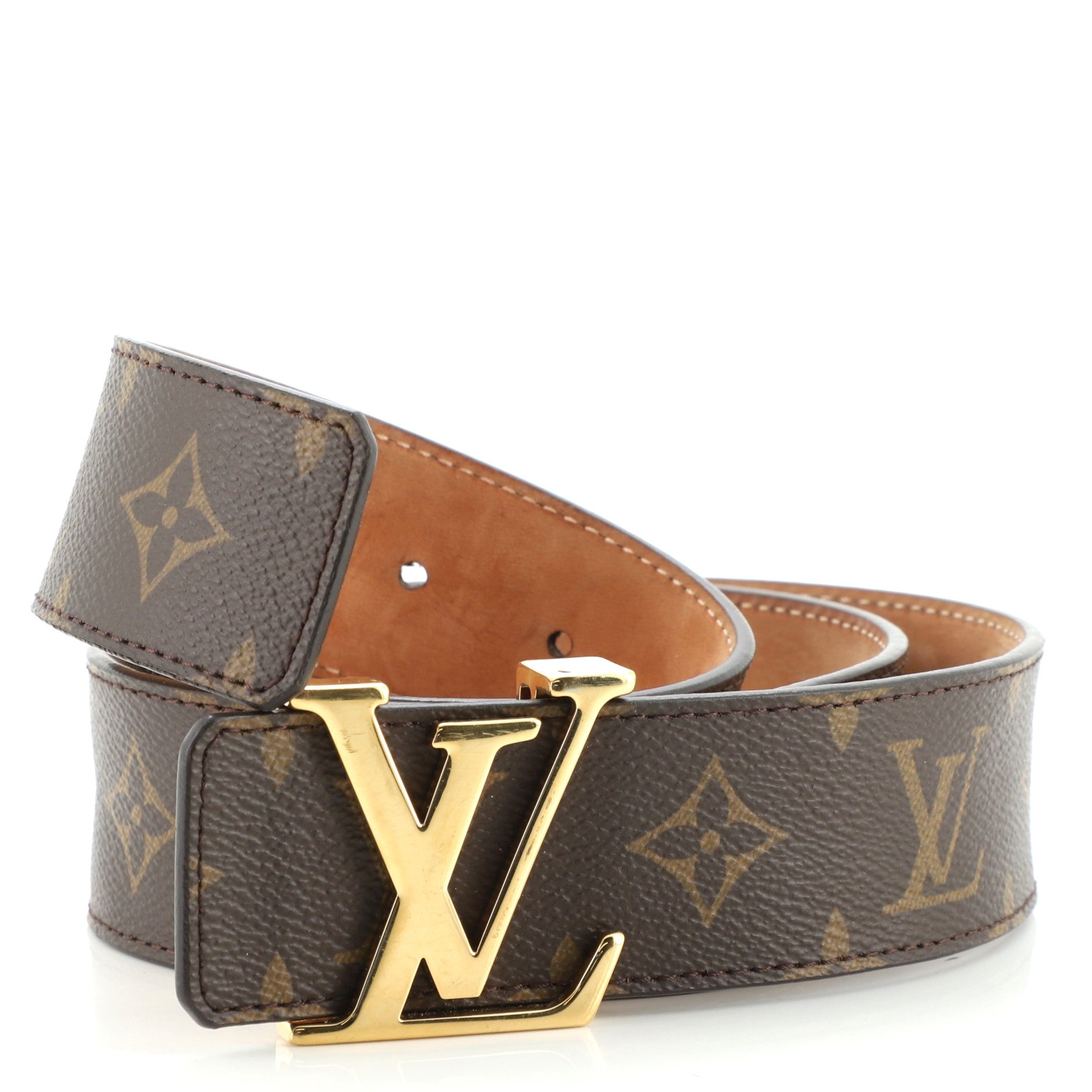 LV Initiales Belt Monogram Canvas Wide 90
