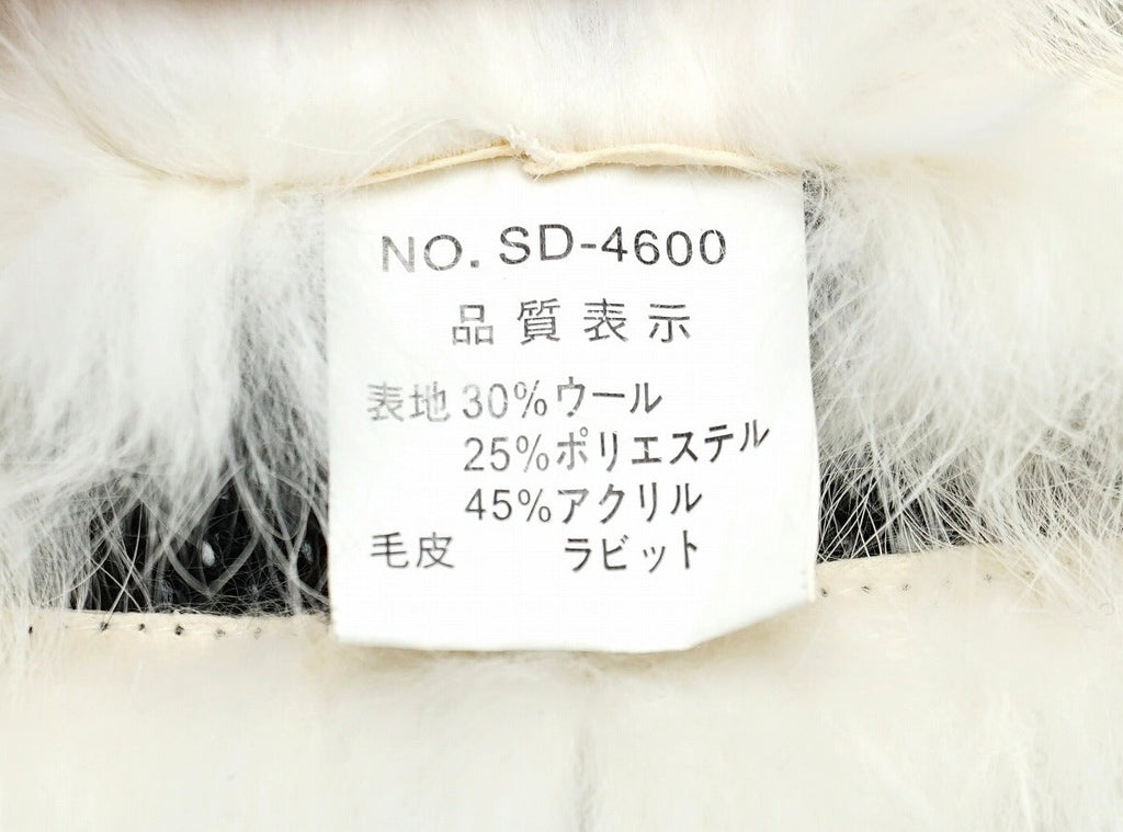 Chanel Wool Rabbit Fur Coat