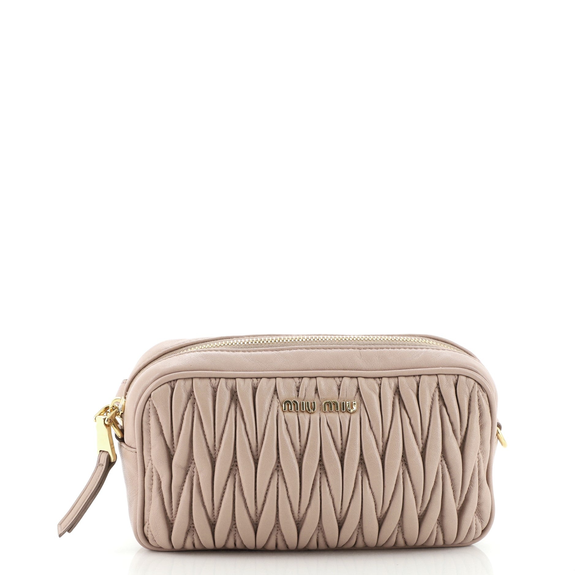 Convertible Belt Bag Matelasse Leather Mini