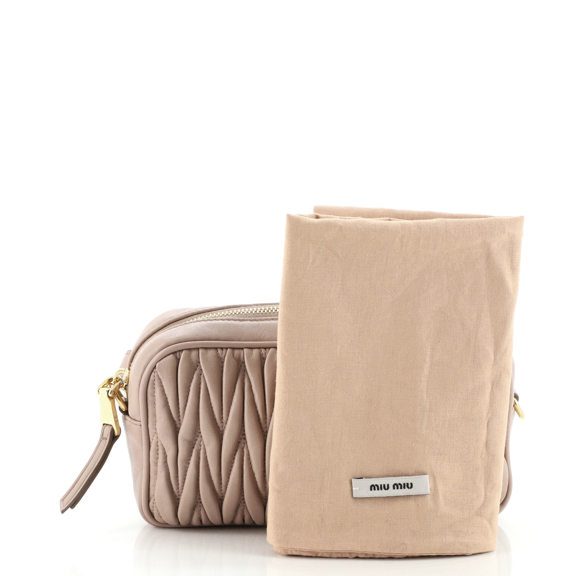 Convertible Belt Bag Matelasse Leather Mini