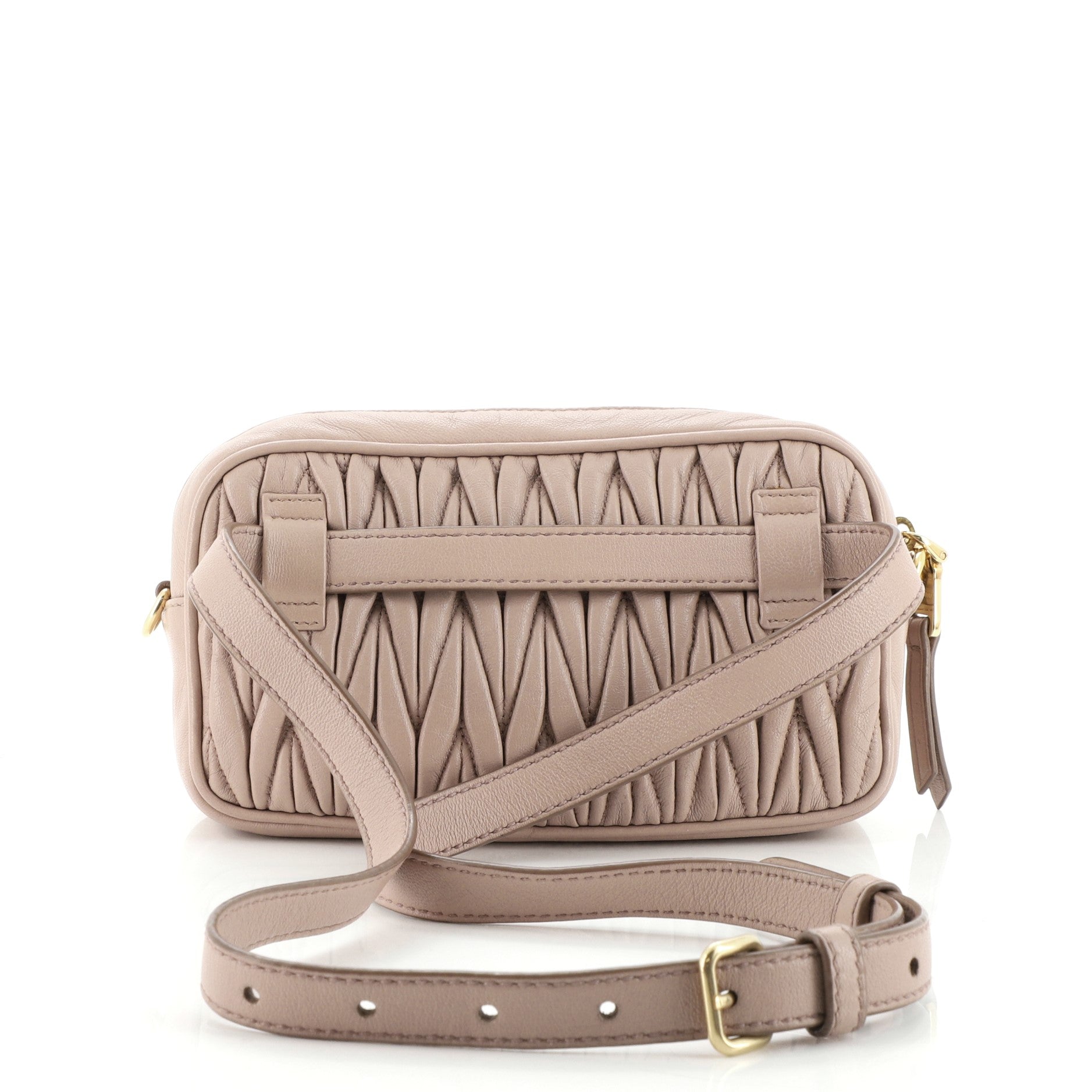 Convertible Belt Bag Matelasse Leather Mini