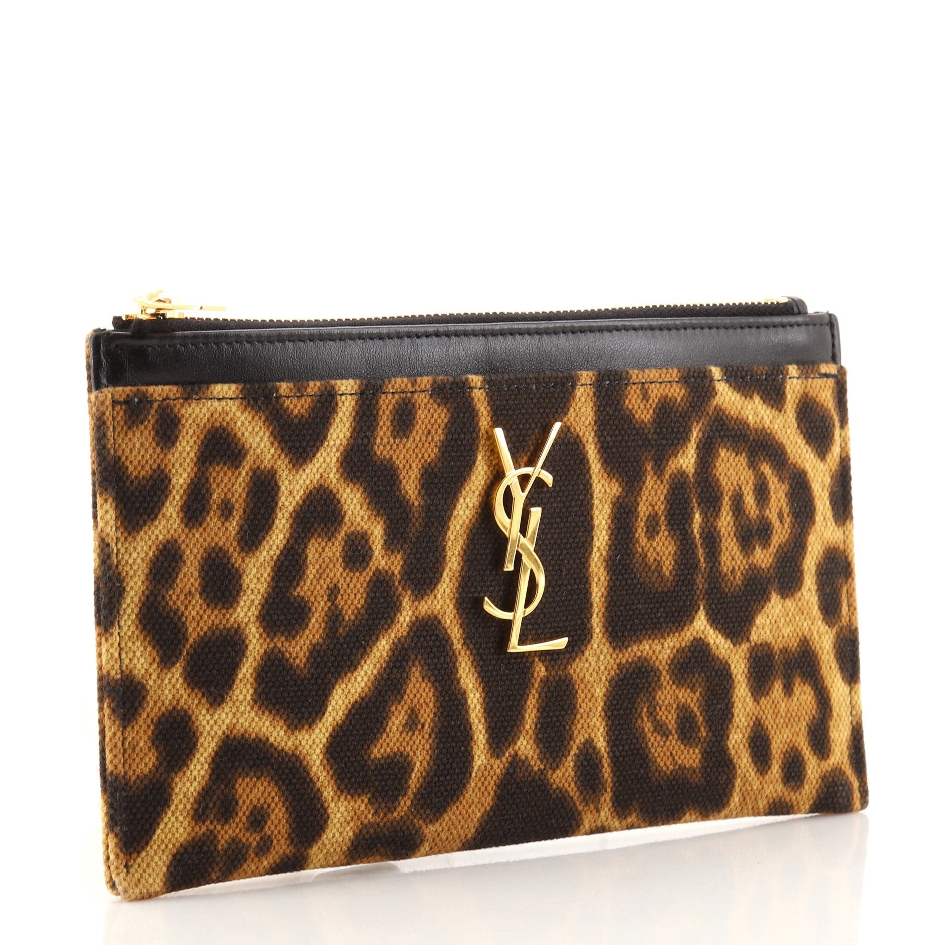 Classic Monogram Clutch Printed Leather