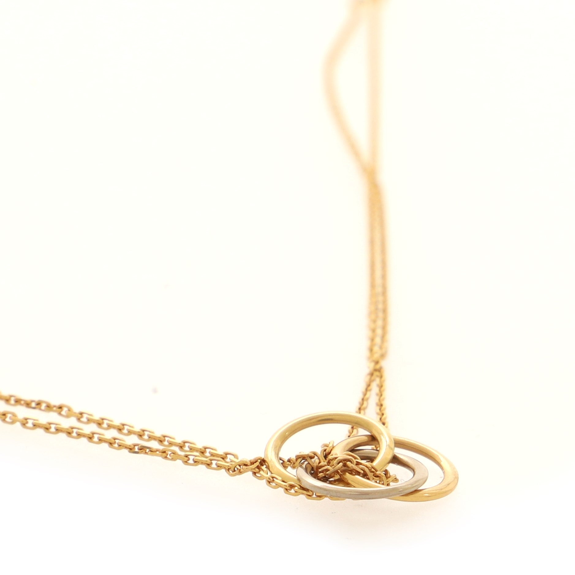 Trinity Choker Necklace 18K Tricolor Gold