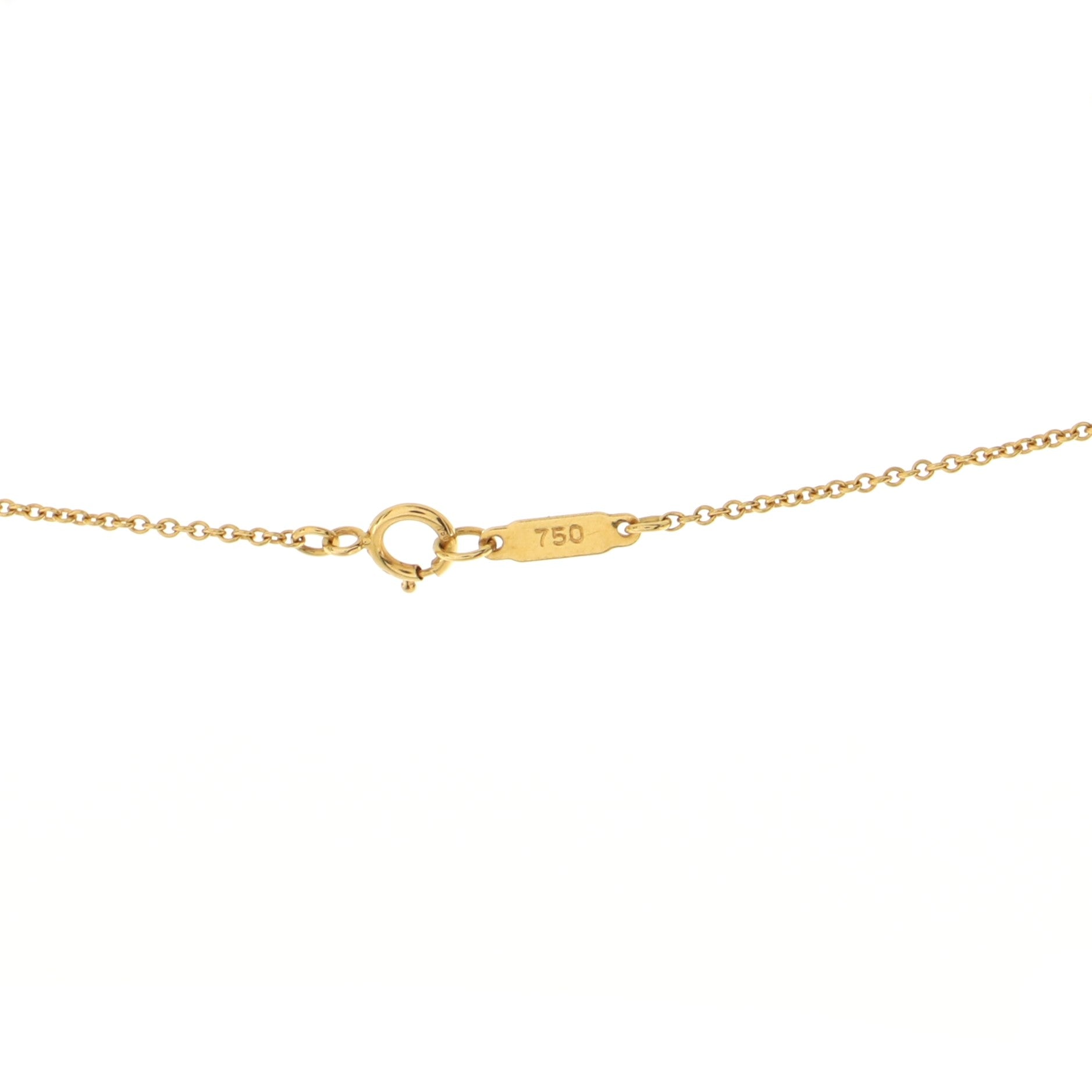 Cross Pendant Necklace 18K Yellow Gold with Diamonds Small