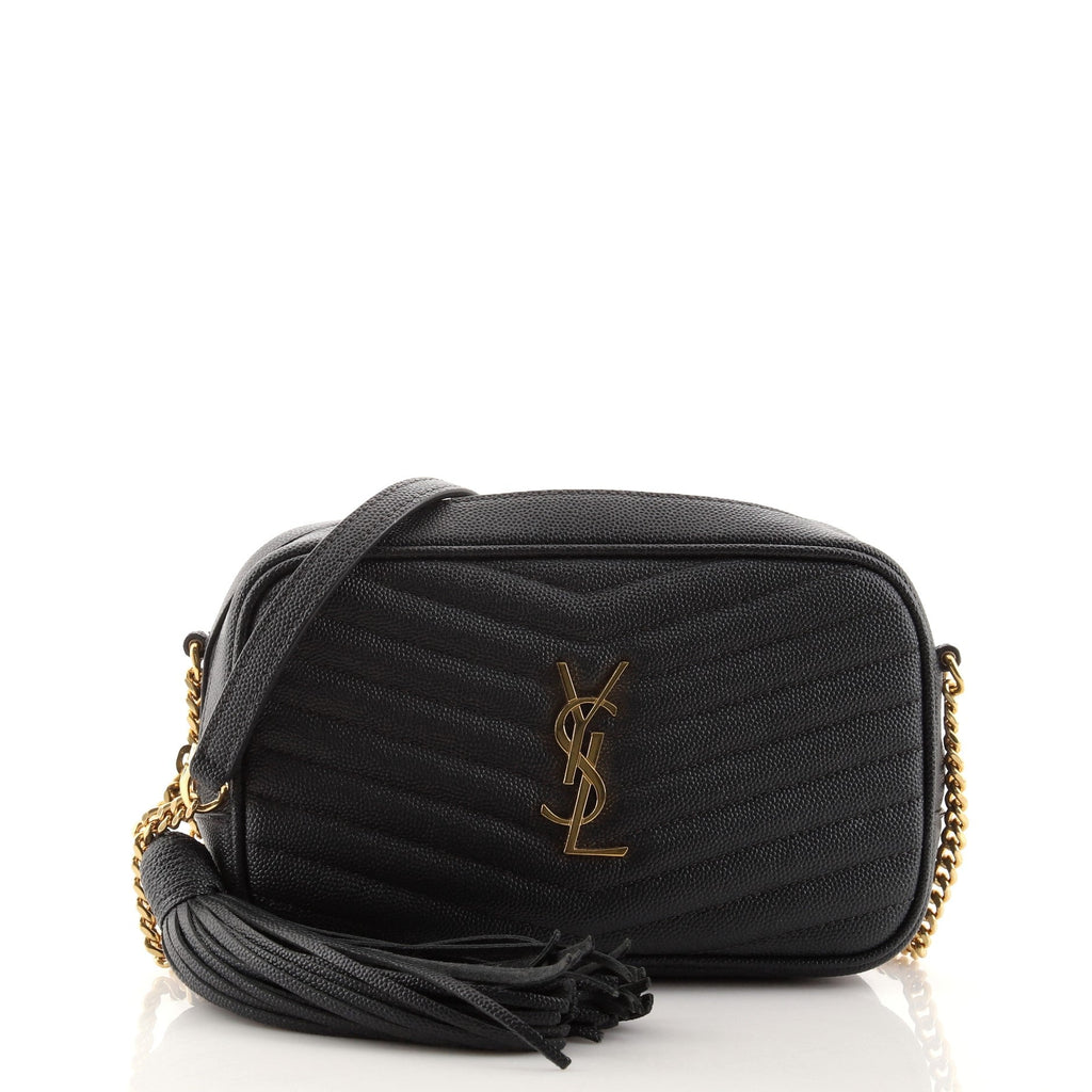 Lou Camera Bag Matelasse Chevron Leather Mini