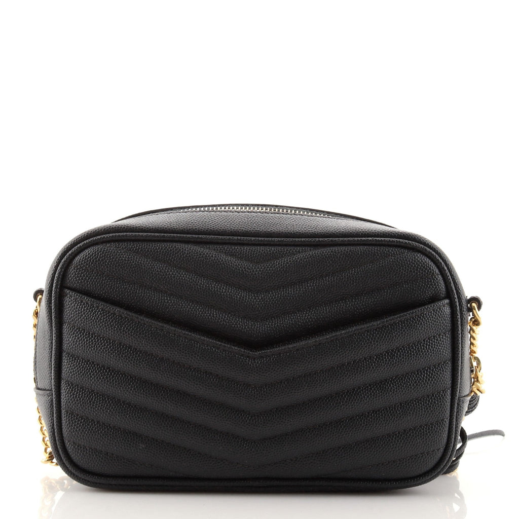 Lou Camera Bag Matelasse Chevron Leather Mini