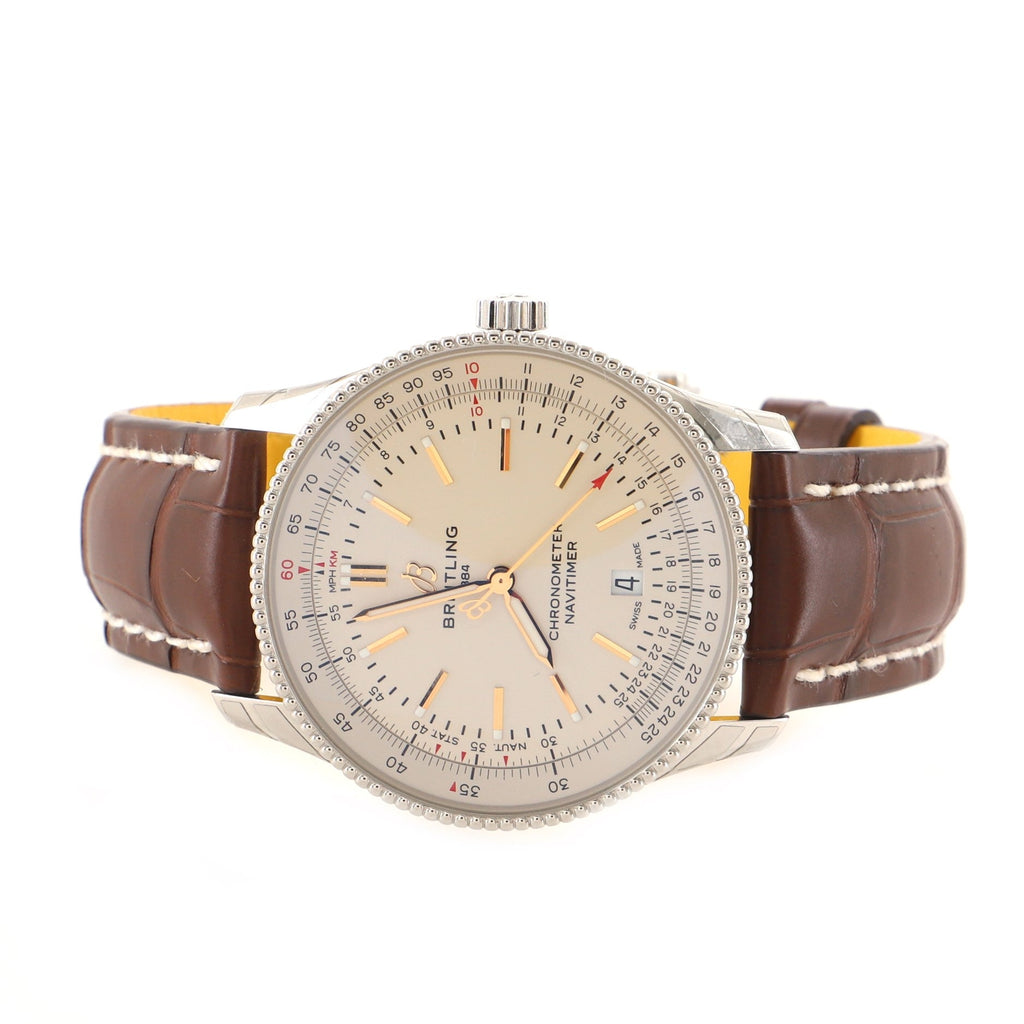 Navitimer Automatic Watch Stainless Steel and Alligator 41