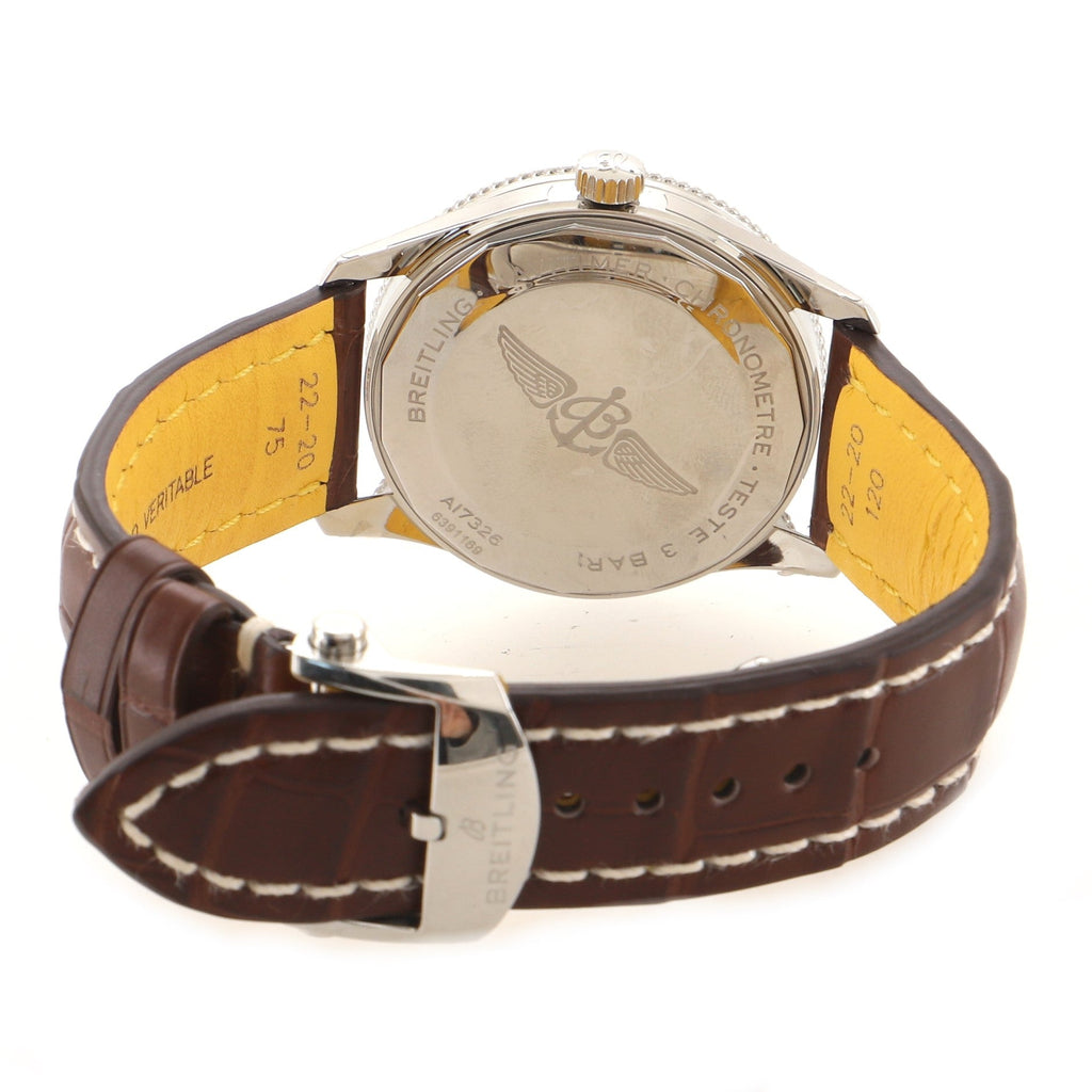 Navitimer Automatic Watch Stainless Steel and Alligator 41