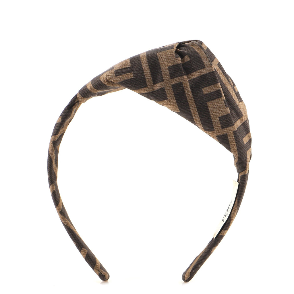 Pleated Knot Headband Zucca Canvas XXL