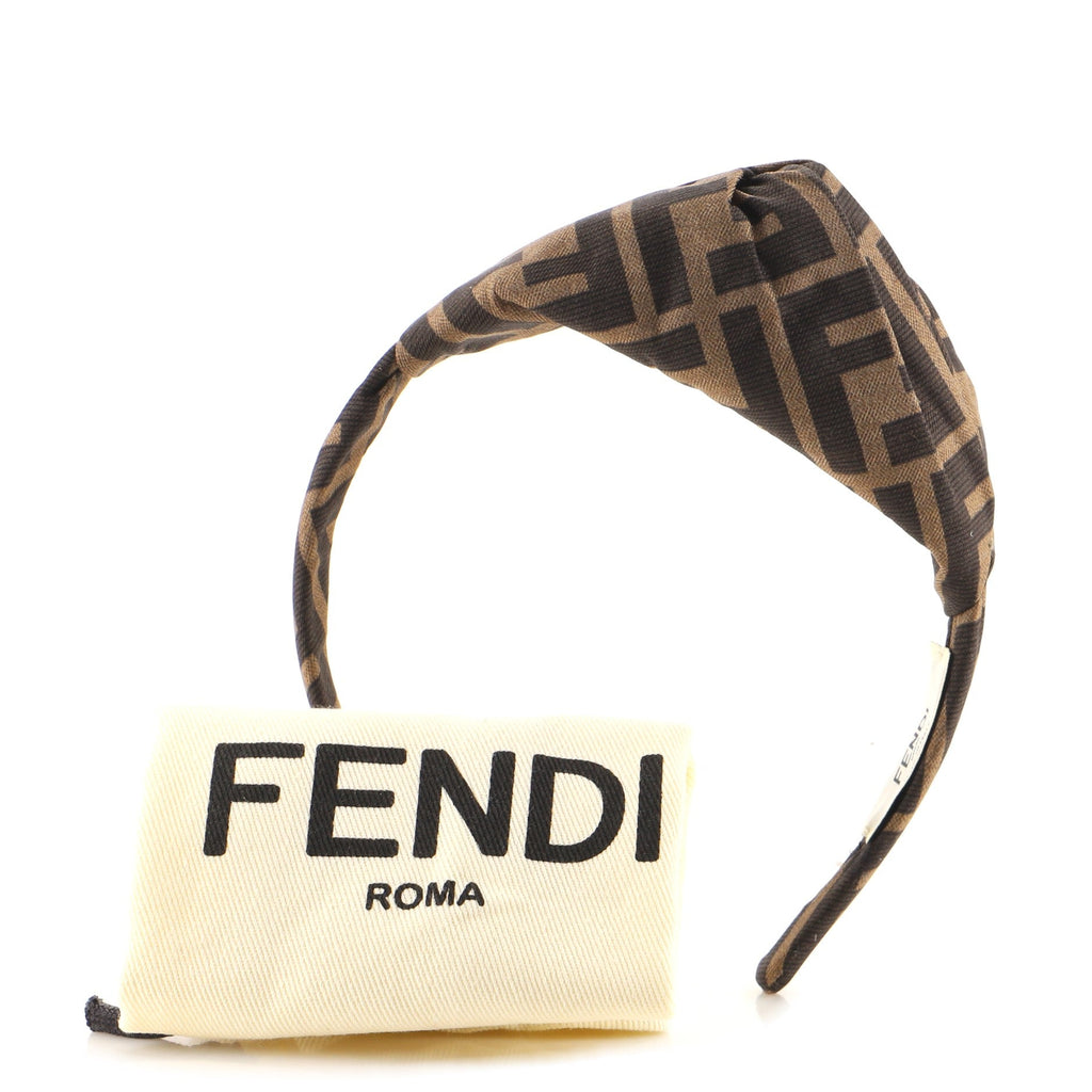Pleated Knot Headband Zucca Canvas XXL