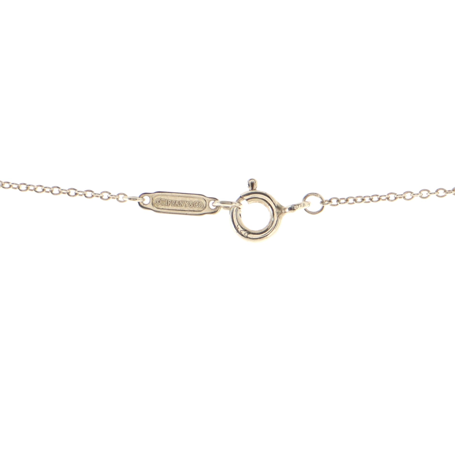 Daisy Key Pendant Necklace Sterling Silver with Diamond Small