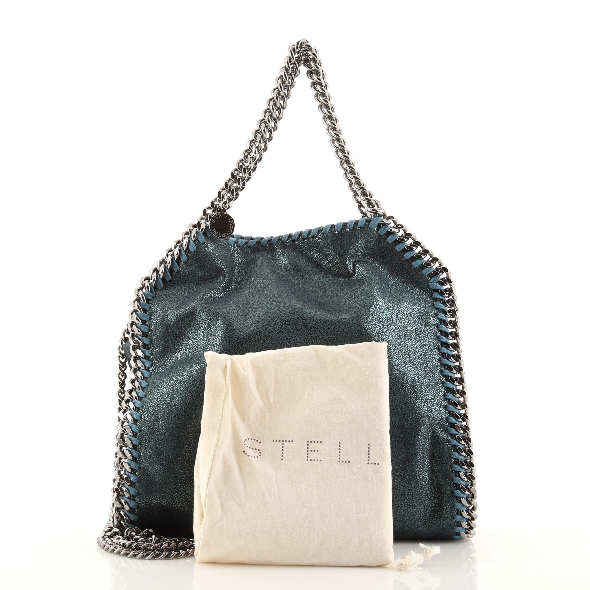 Falabella Fold Over Crossbody Bag Shaggy Deer Mini