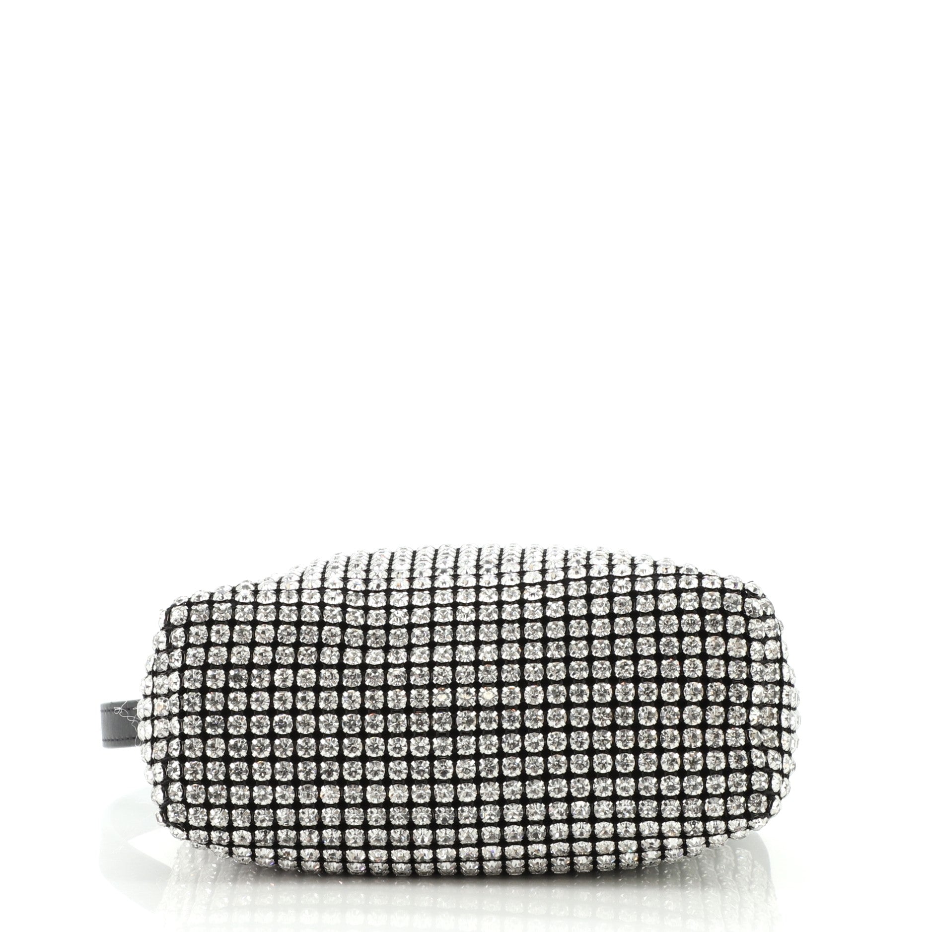 Wangloc Pouch Rhinestone Embellished Mesh Mini