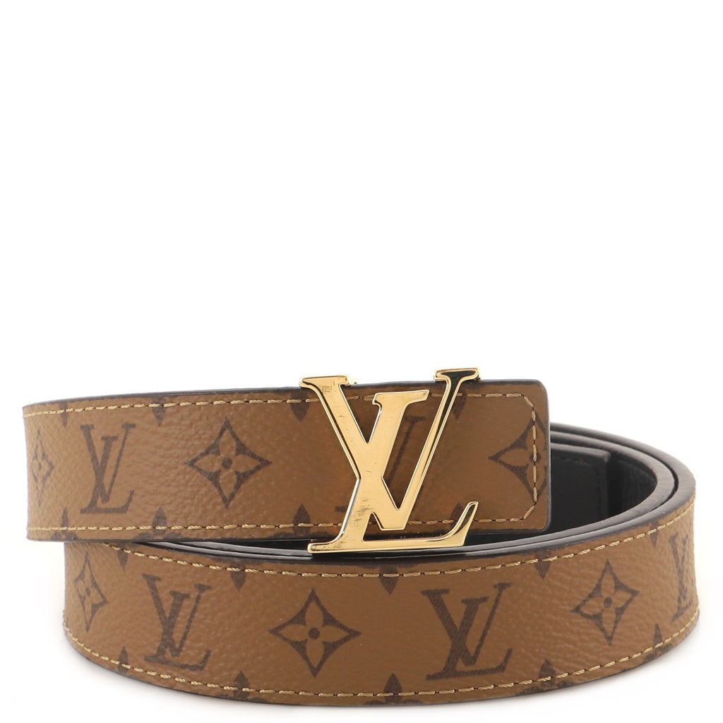 LV Initiales Belt Reverse Monogram Canvas Medium 80