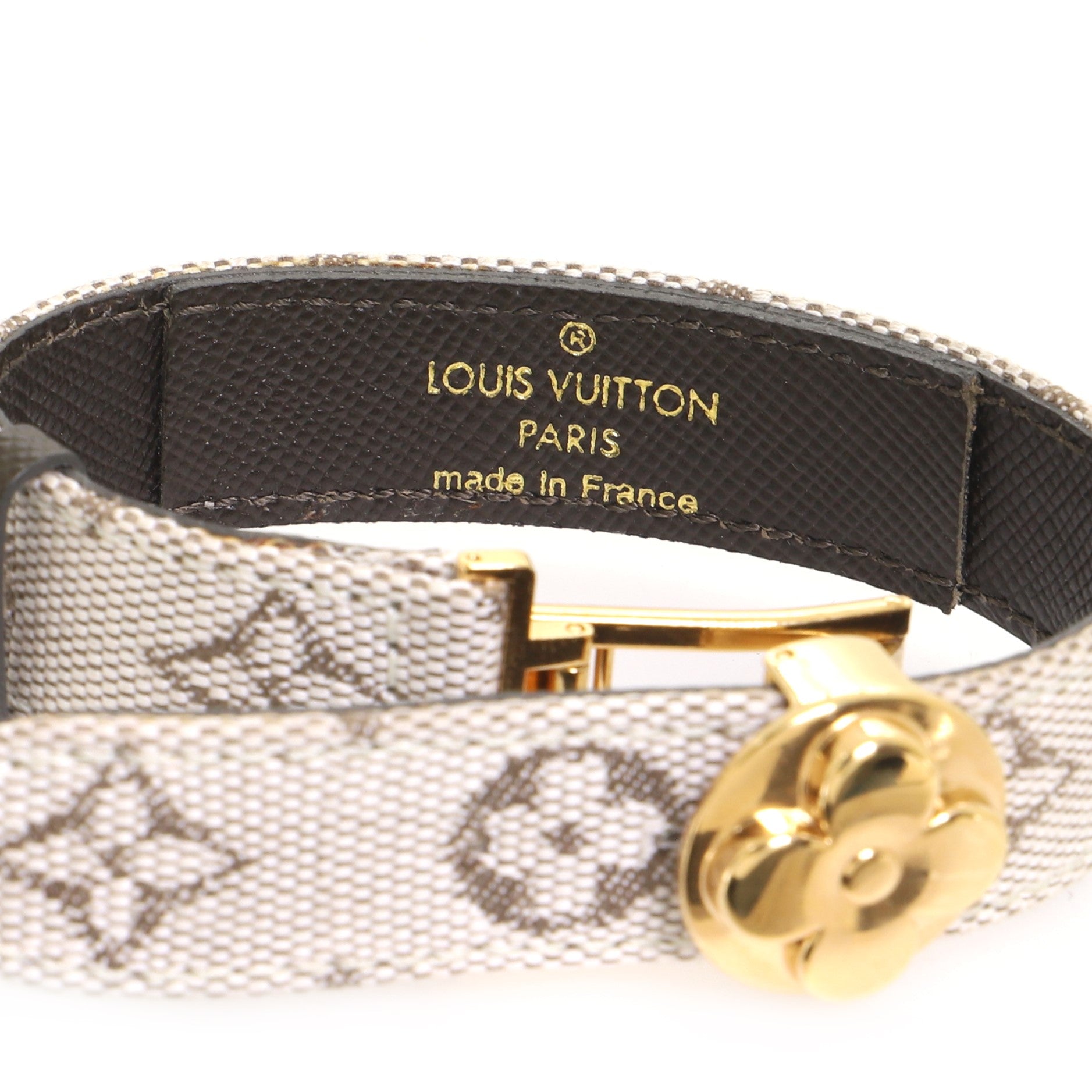 Millennium Wish Bracelet Monogram Leather