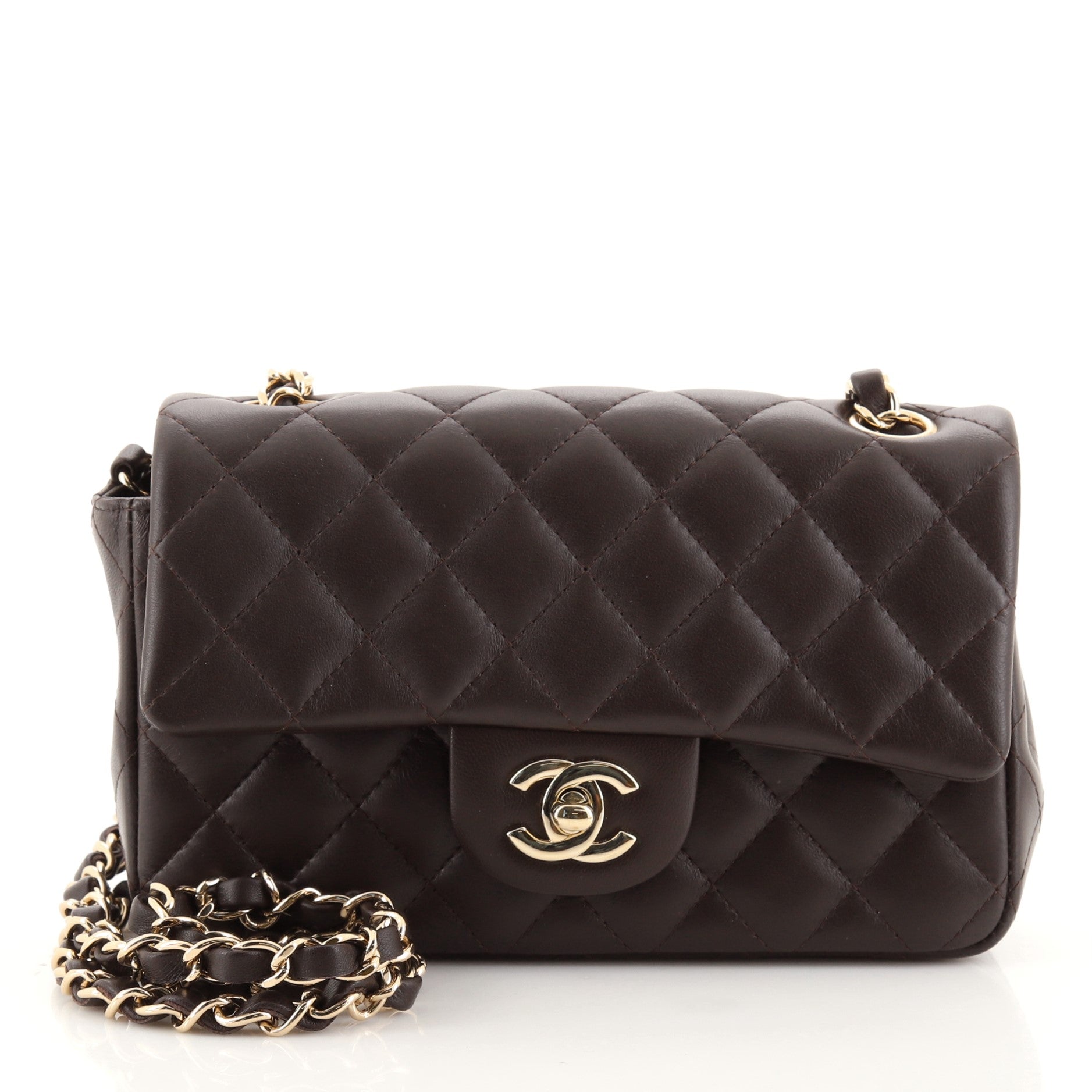 Classic Single Flap Bag Quilted Lambskin Mini