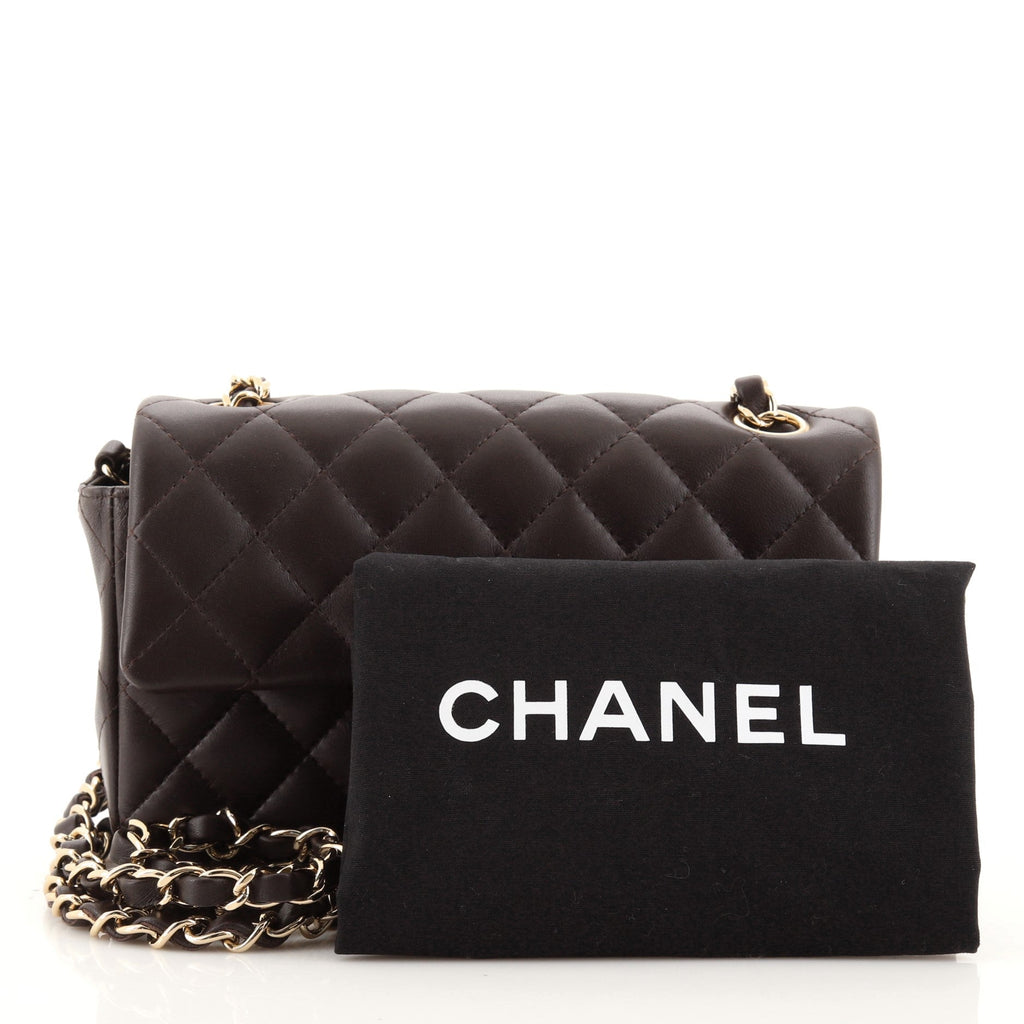 Classic Single Flap Bag Quilted Lambskin Mini