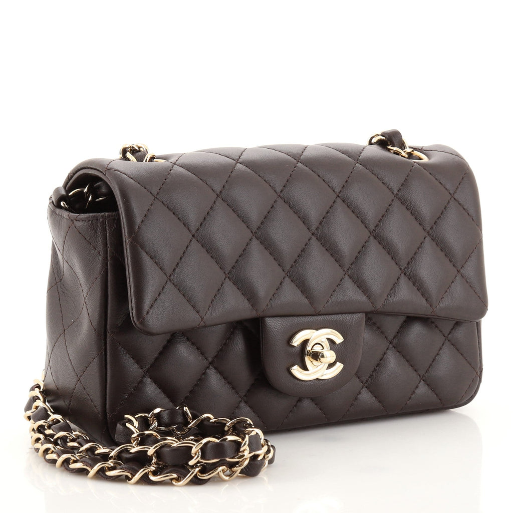 Classic Single Flap Bag Quilted Lambskin Mini