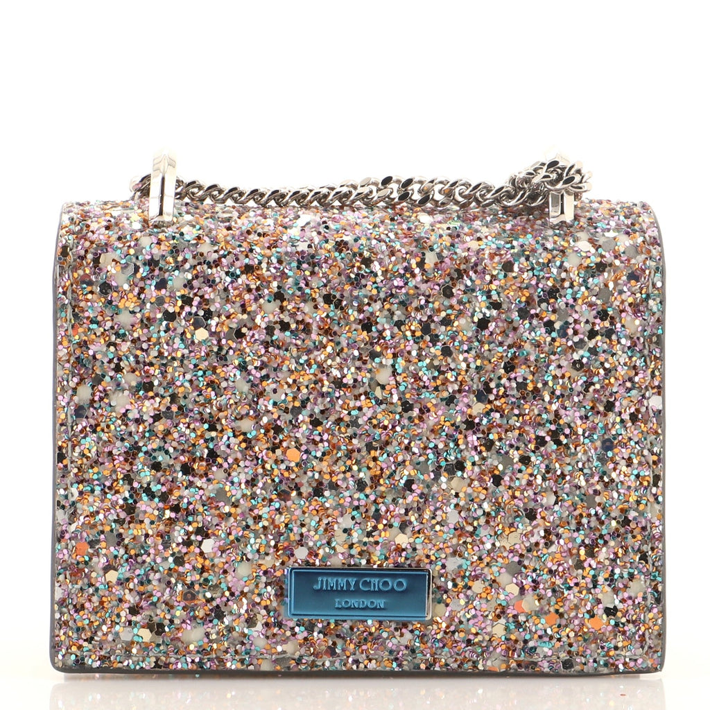 Paris Crossbody Bag Glow-In-The-Dark Glitter Leather Mini