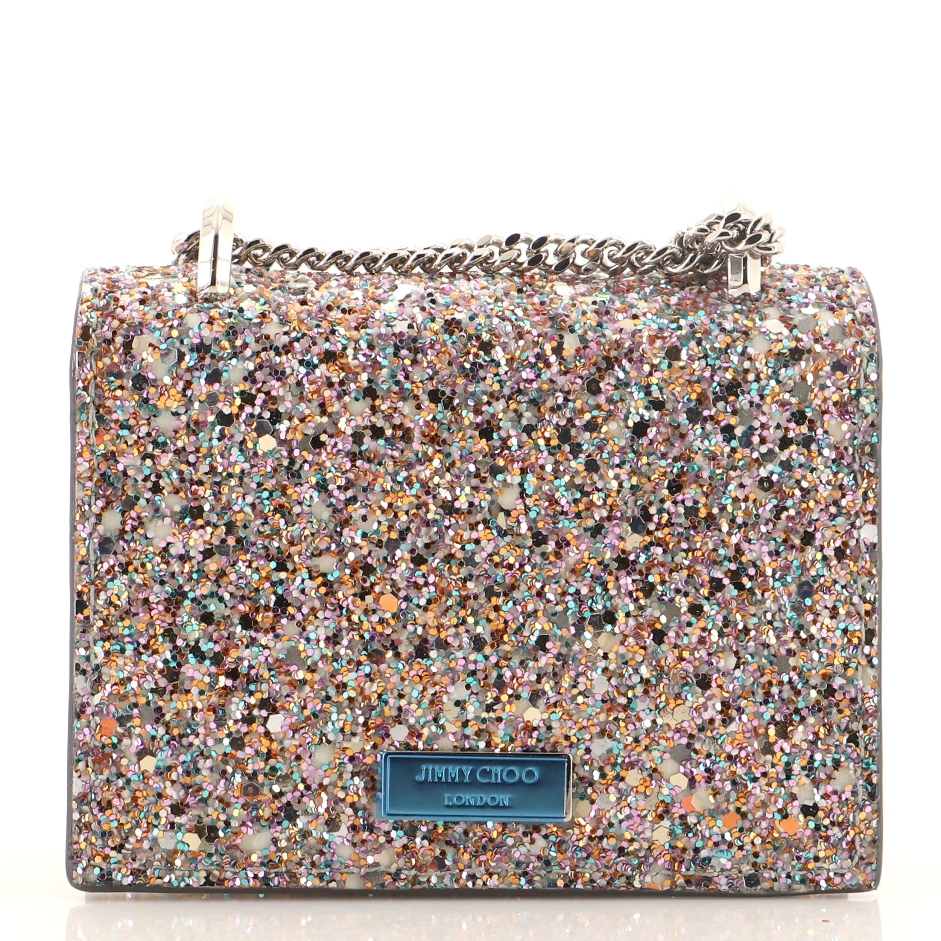 Paris Crossbody Bag Glow-In-The-Dark Glitter Leather Mini