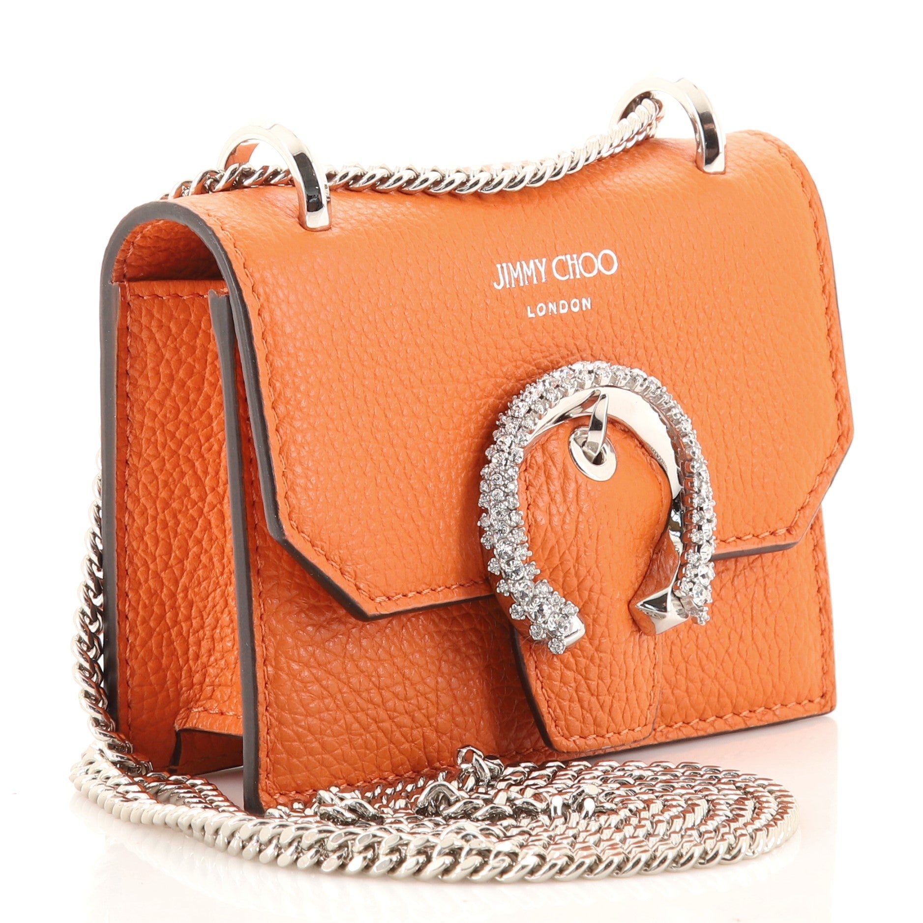 Paris Crossbody Bag Leather with Crystals Mini