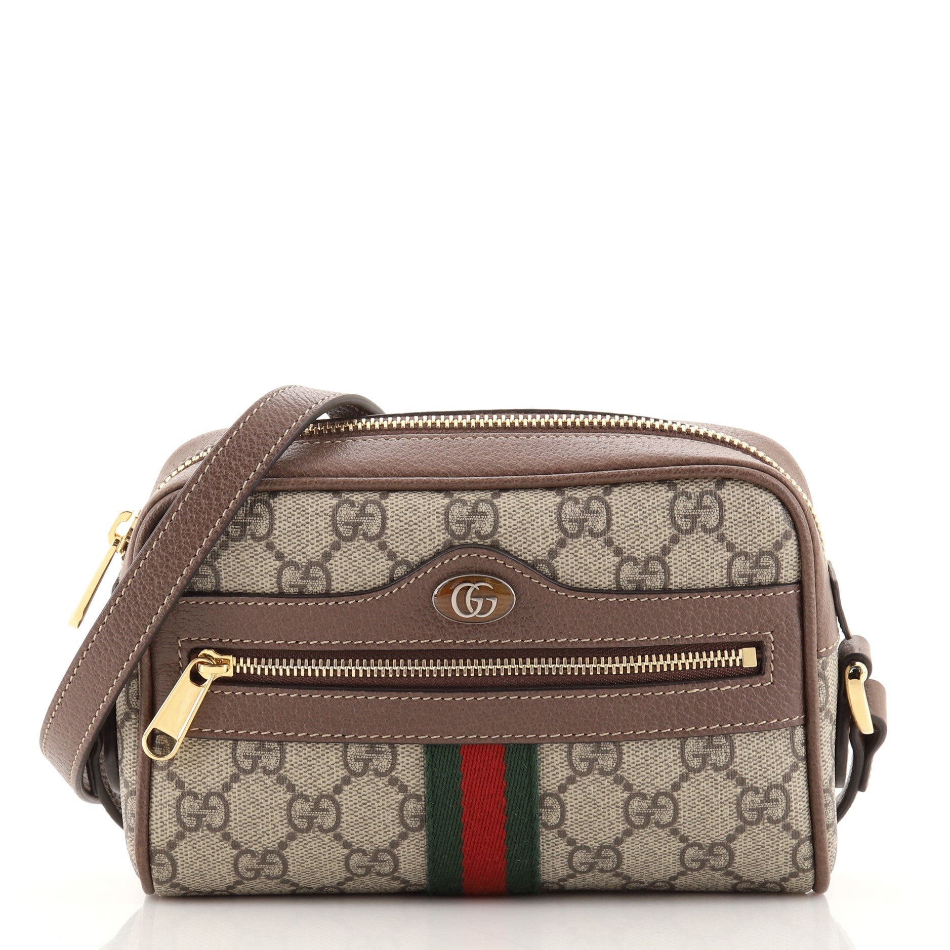 Ophidia Shoulder Bag GG Coated Canvas Mini