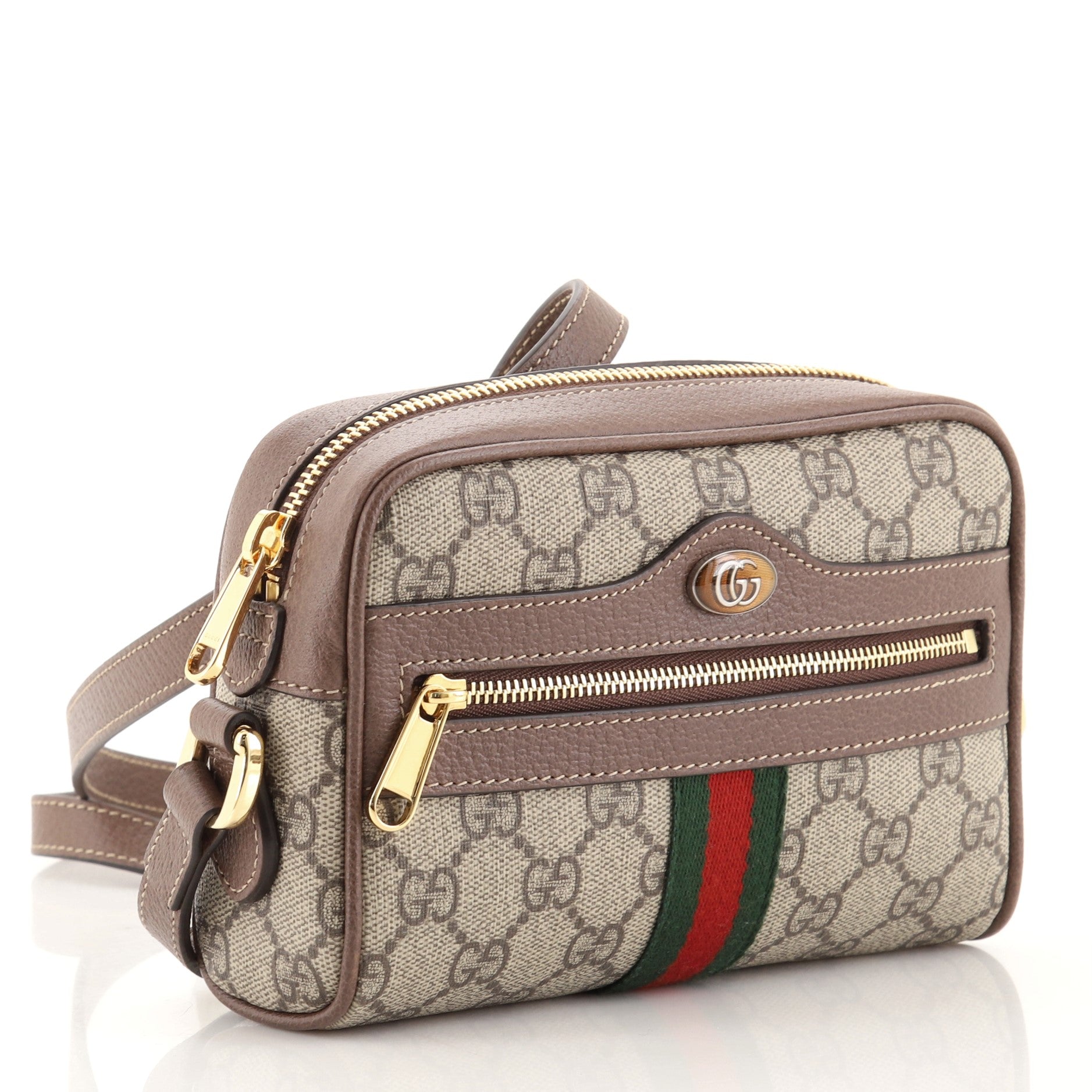 Ophidia Shoulder Bag GG Coated Canvas Mini