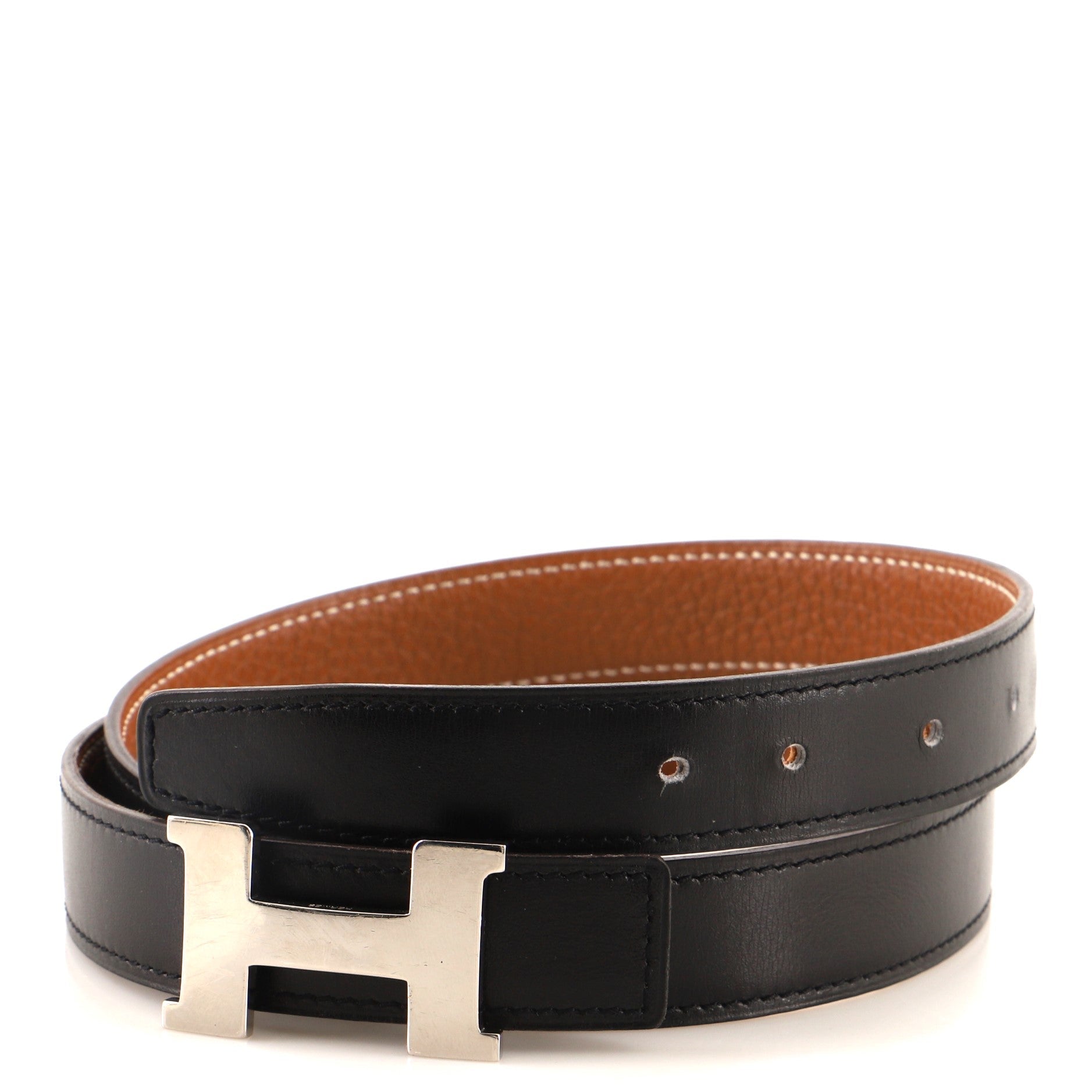 Constance Reversible Belt Leather Thin 80