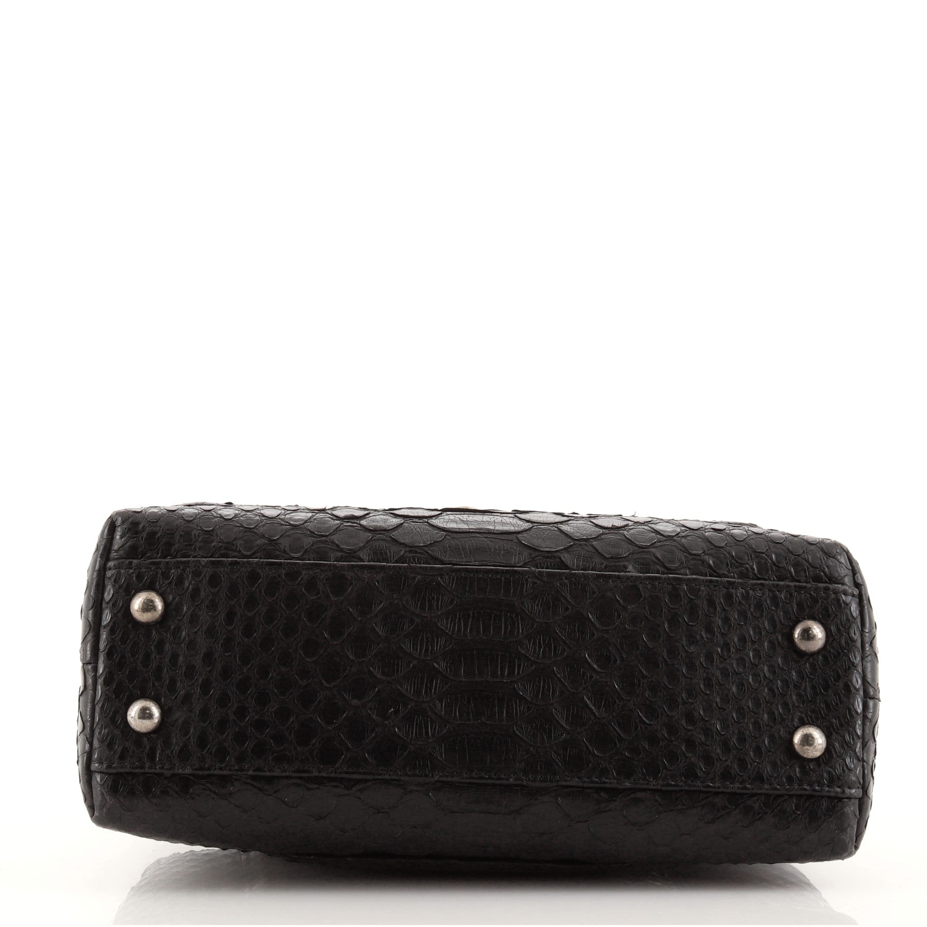 Coco Top Handle Bag Python Mini