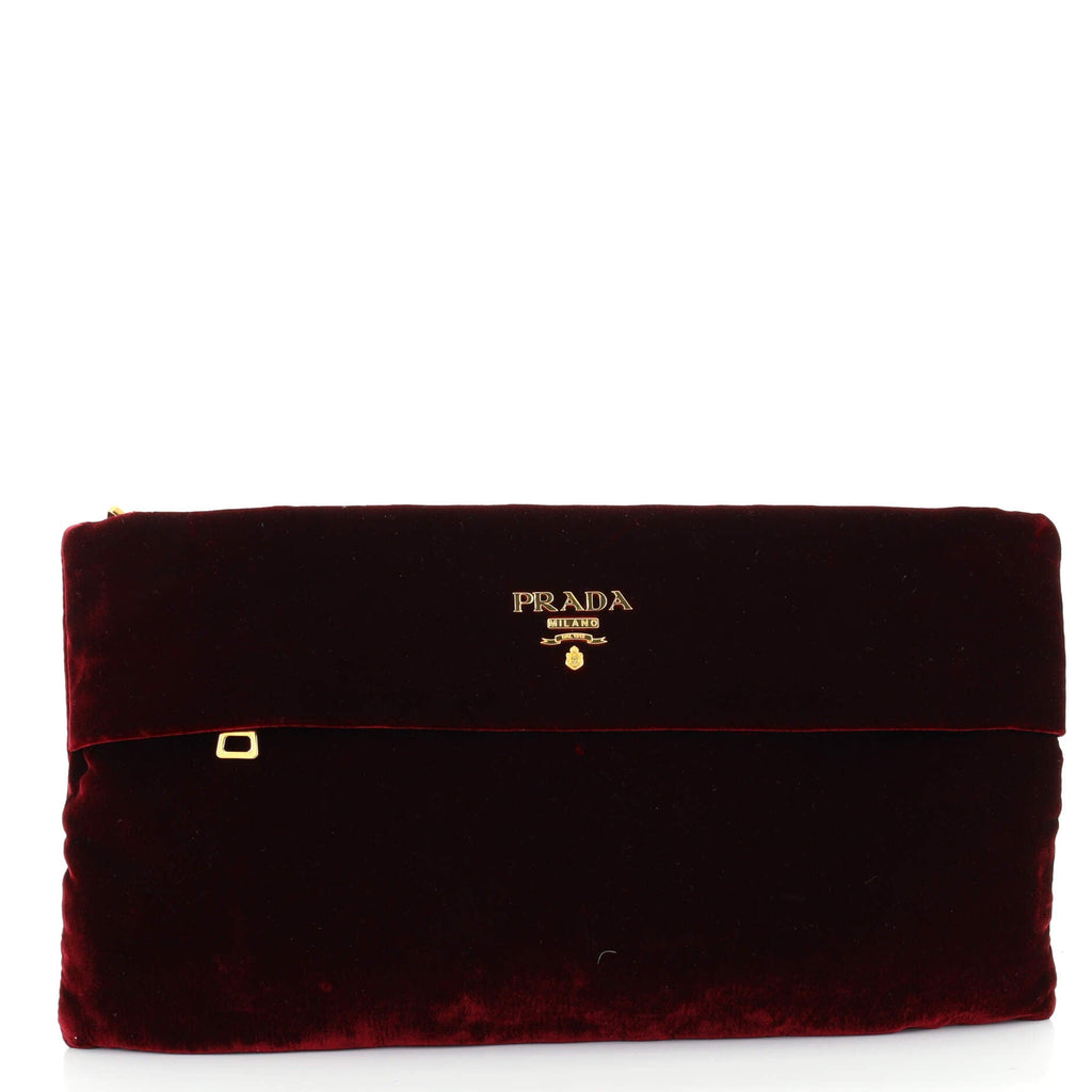 Fold Over Clutch Velvet