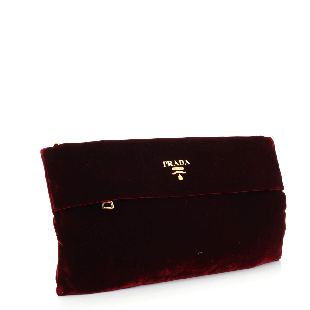 Fold Over Clutch Velvet
