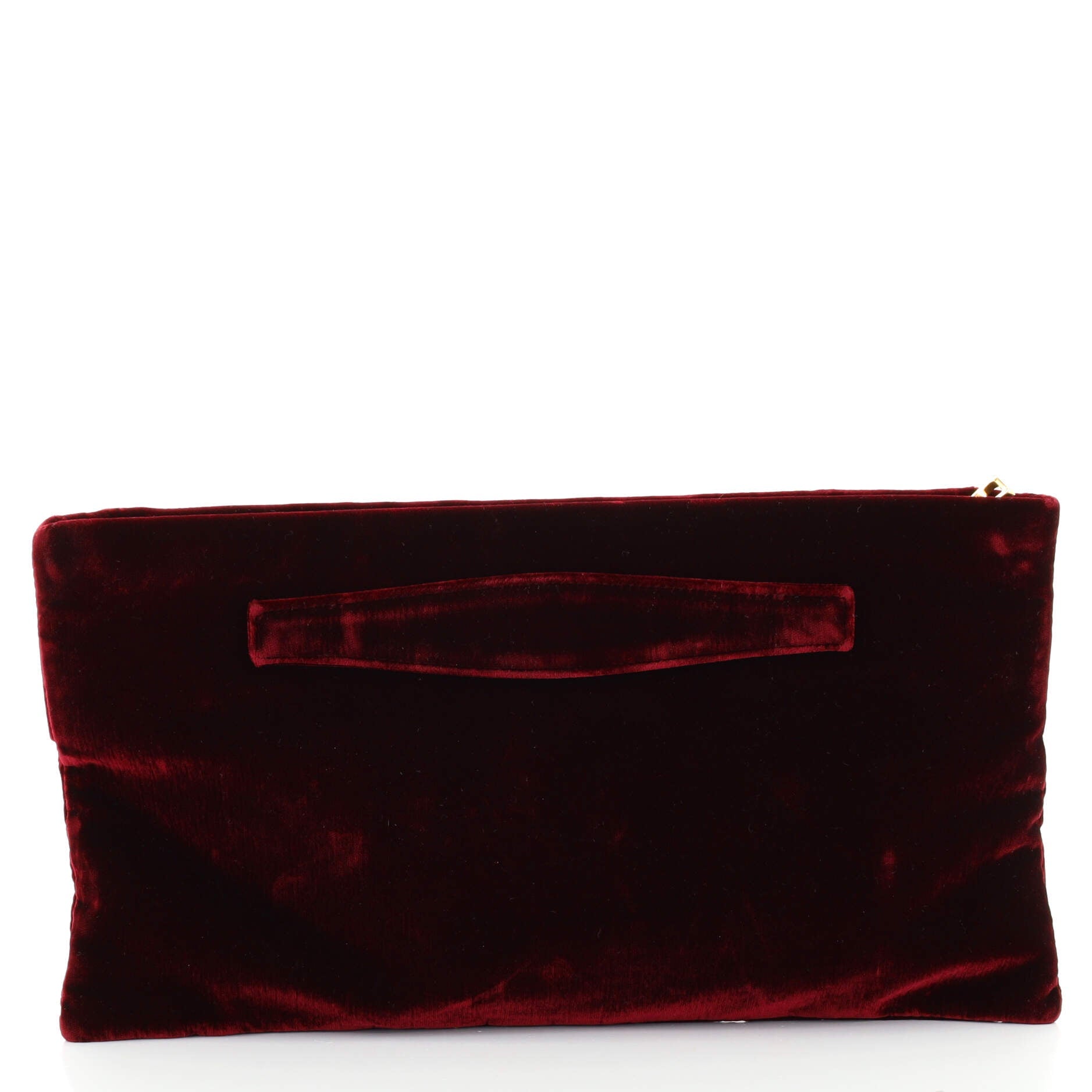 Fold Over Clutch Velvet