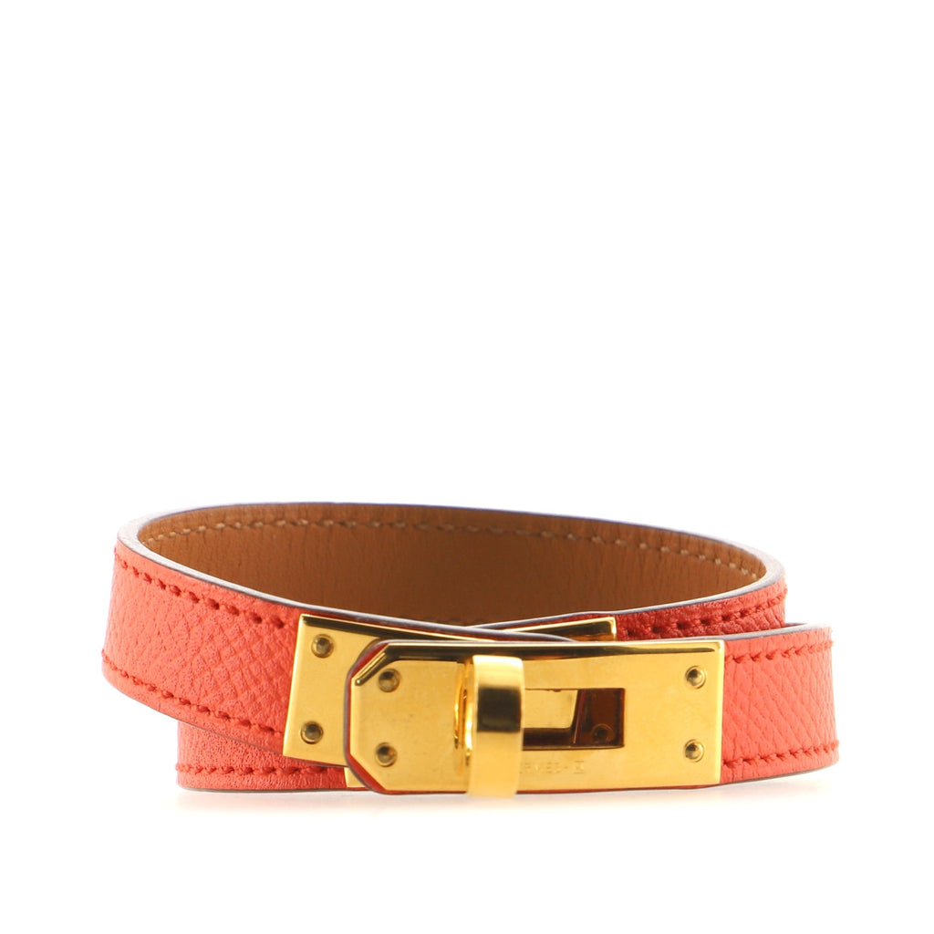 Kelly Double Tour Bracelet Leather Mini