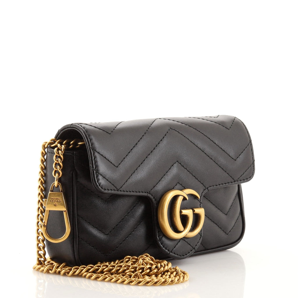 GG Marmont Flap Bag Matelasse Leather Super Mini