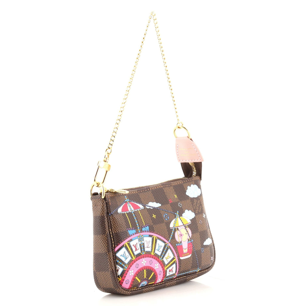 Pochette Accessoires Limited Edition Vivienne Xmas Damier Mini