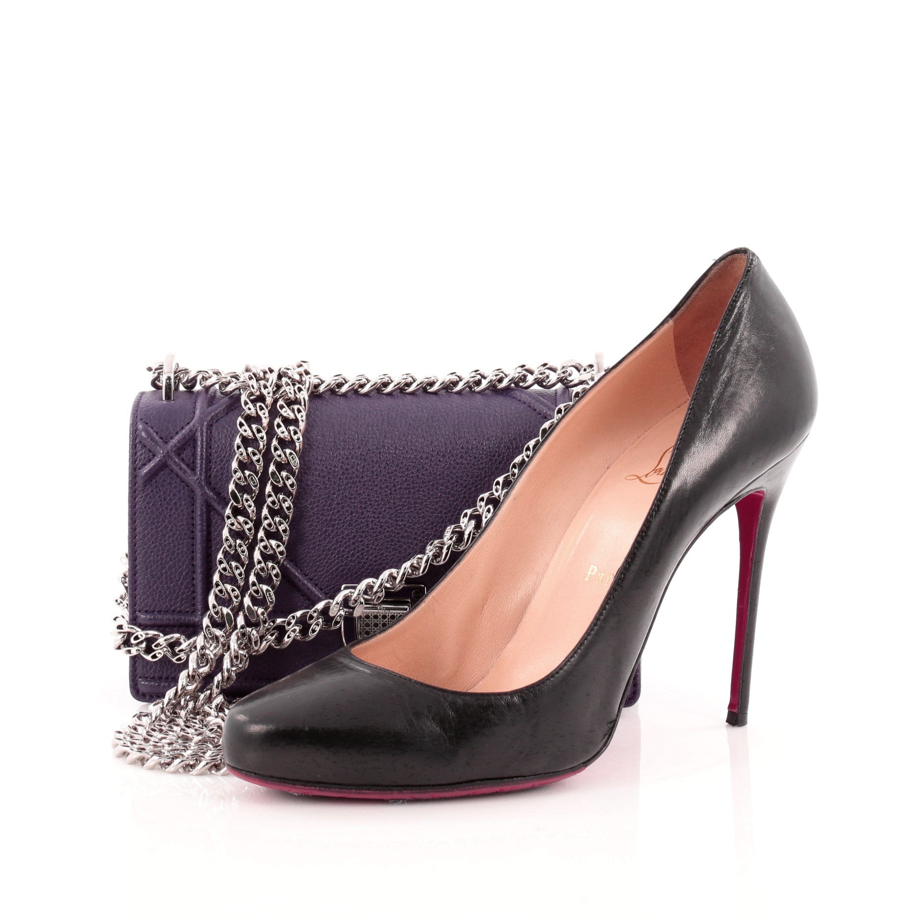 Diorama Flap Bag Grained Calfskin Mini