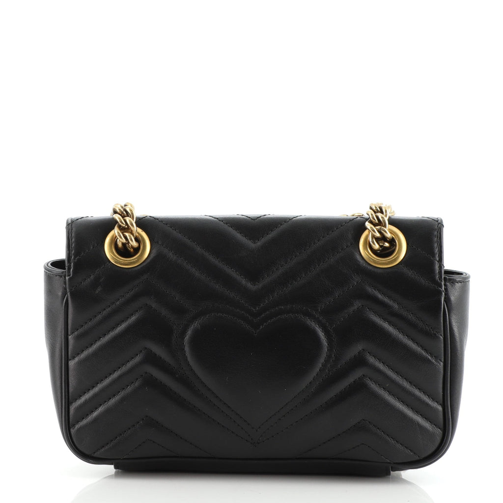 GG Marmont Flap Bag Matelasse Leather Mini