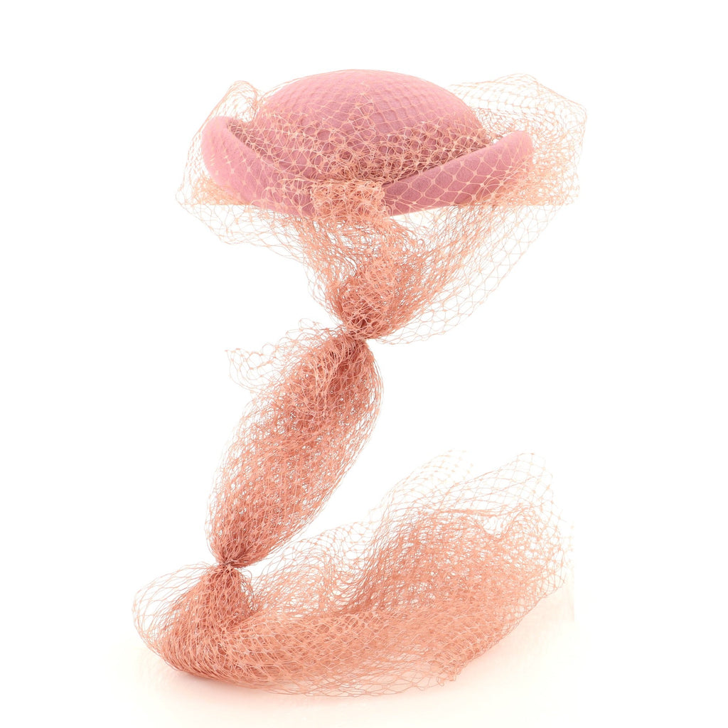Agnes Hat Felt with Veil Medium