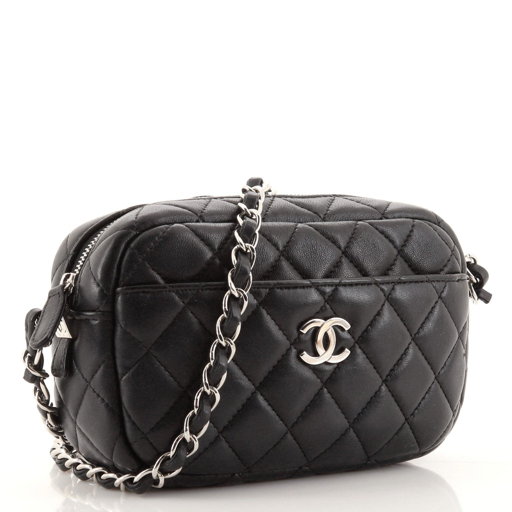 Camera Case Bag Quilted Lambskin Mini