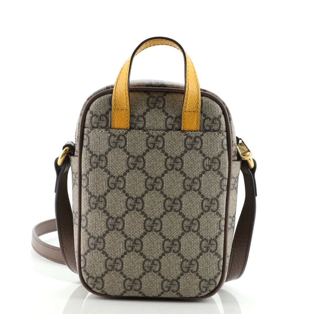 Neo Vintage Top Handle Crossbody Bag GG Coated Canvas Mini