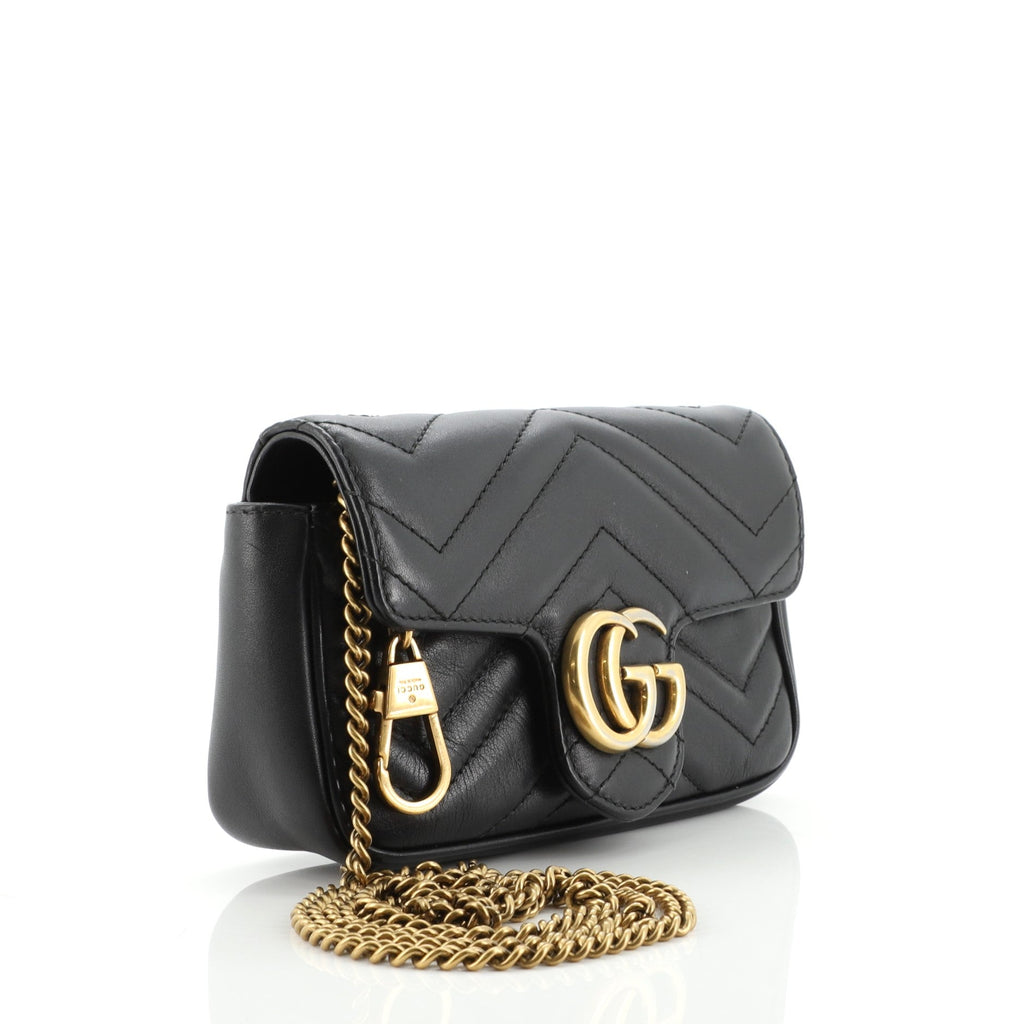 GG Marmont Flap Bag Matelasse Leather Super Mini