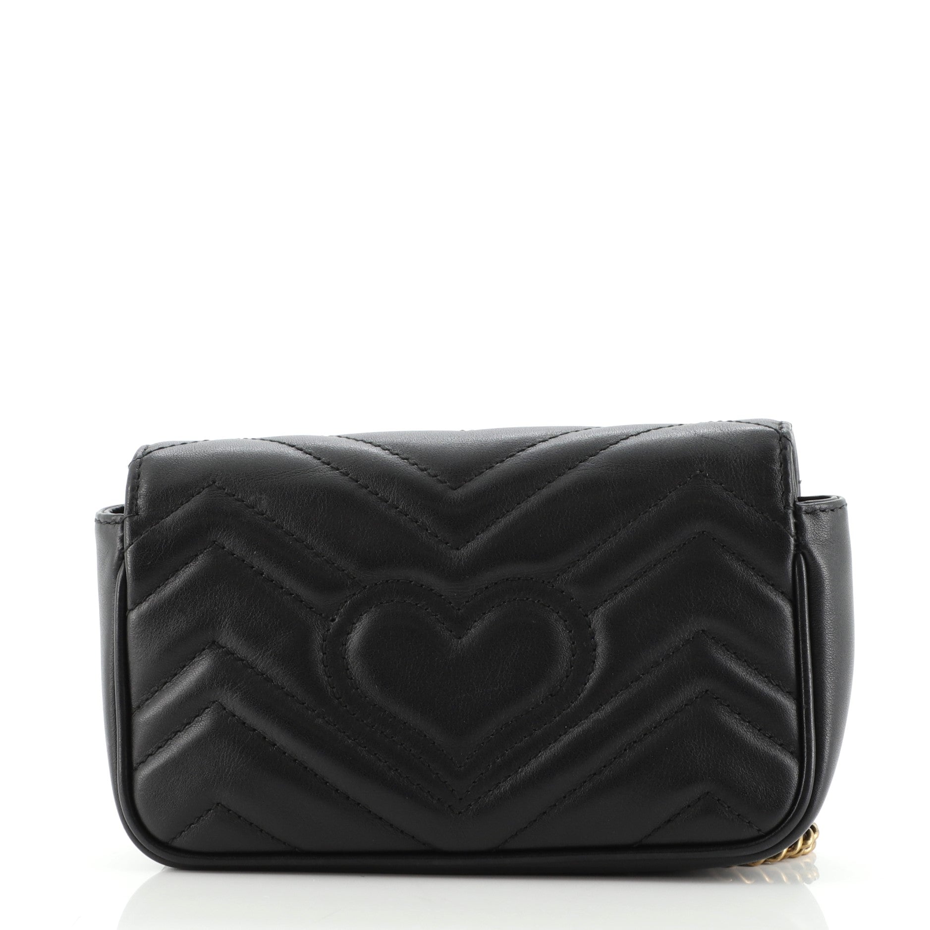 GG Marmont Flap Bag Matelasse Leather Super Mini