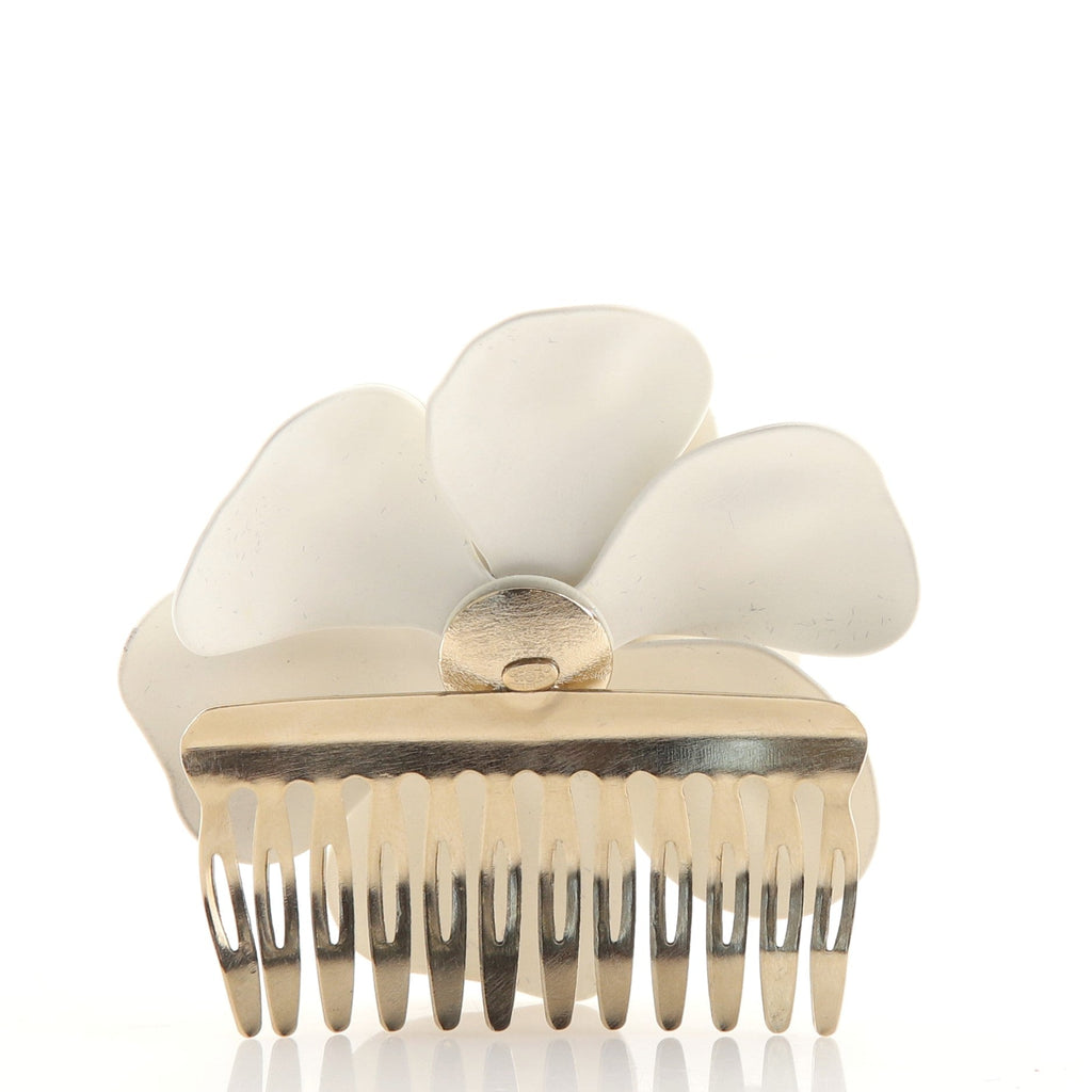 Camellia Hair Comb Metal XS
