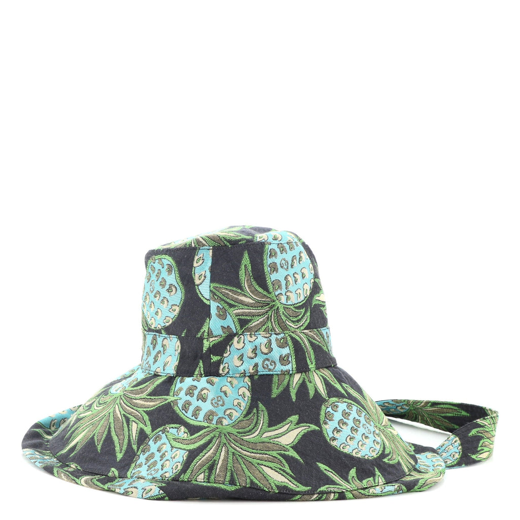 Sun Hat Pineapple Jacquard Fabric Medium