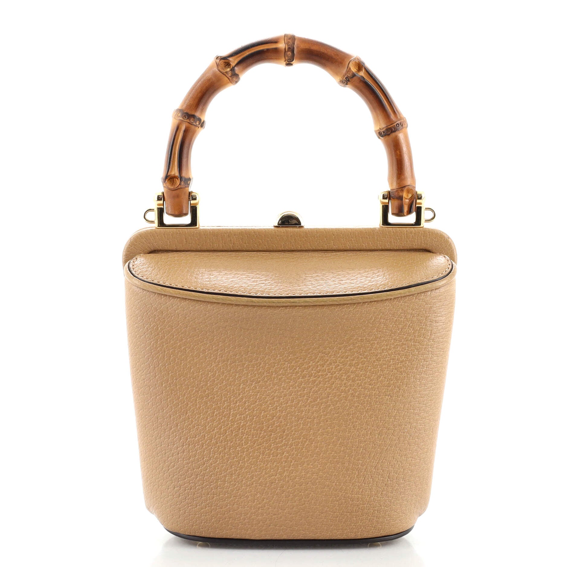 Bamboo Bucket Bag Leather Mini