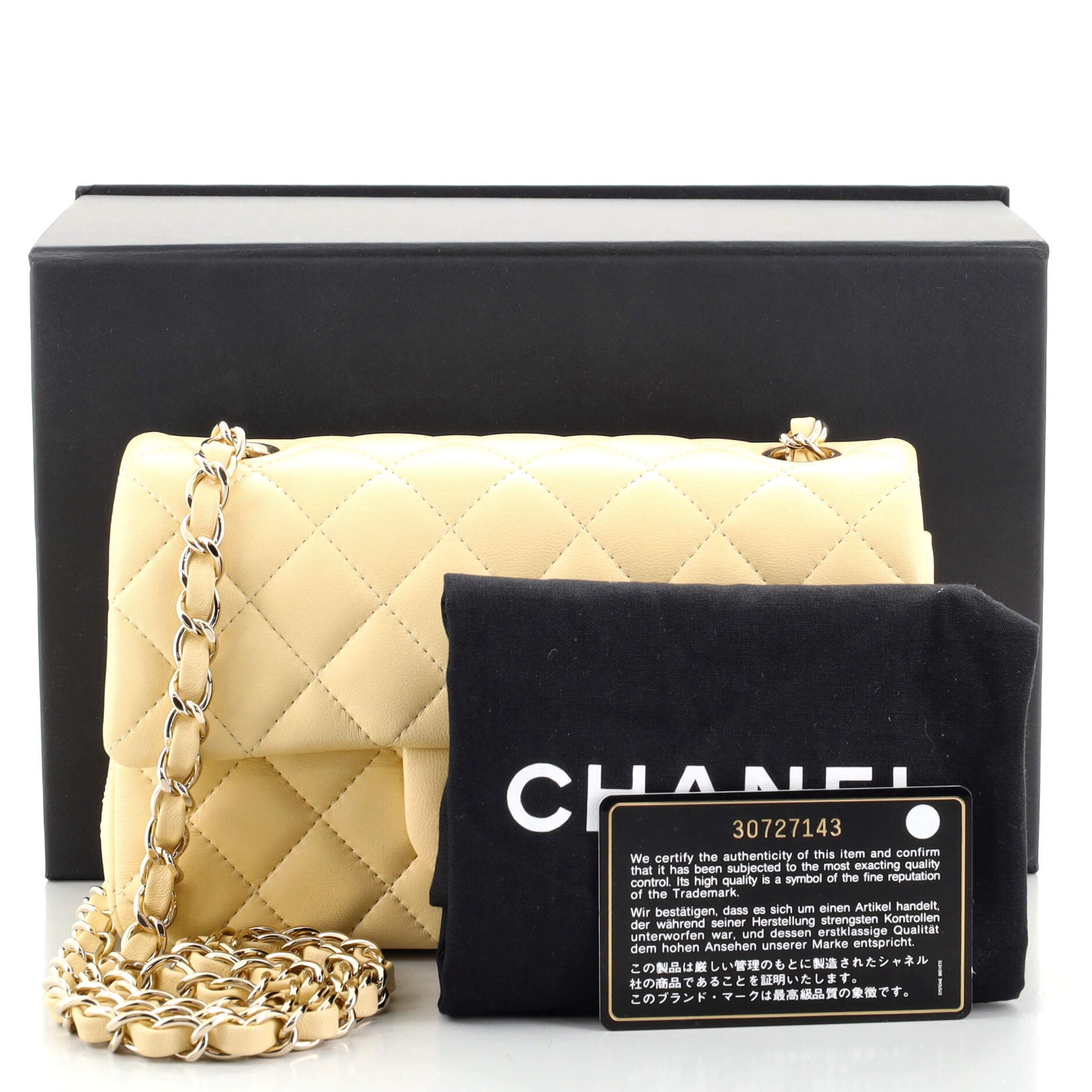 Classic Single Flap Bag Quilted Lambskin Mini