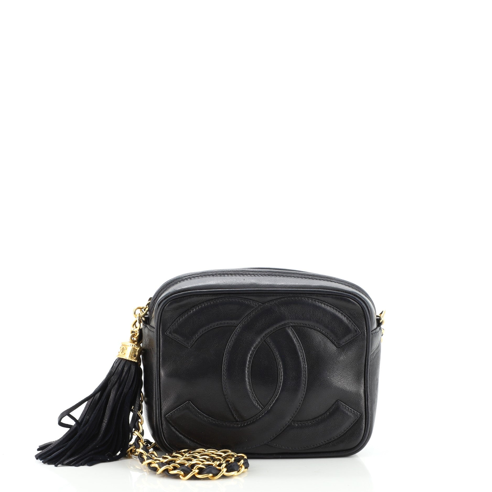 Vintage CC Tassel Camera Bag Lambskin Mini