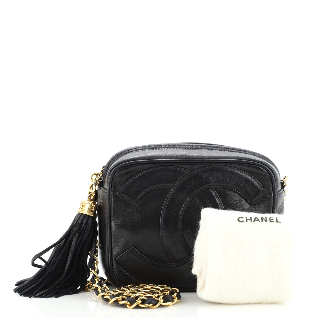 Vintage CC Tassel Camera Bag Lambskin Mini
