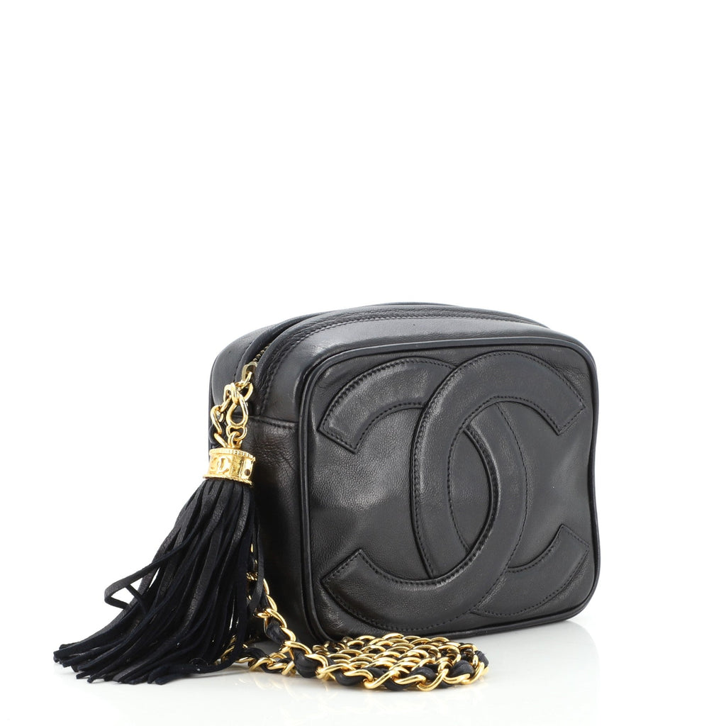 Vintage CC Tassel Camera Bag Lambskin Mini