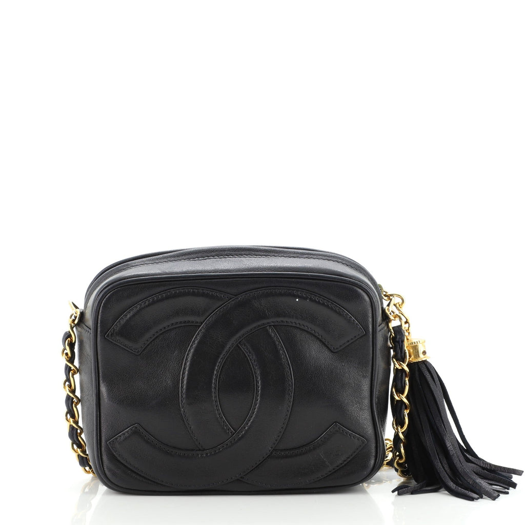 Vintage CC Tassel Camera Bag Lambskin Mini